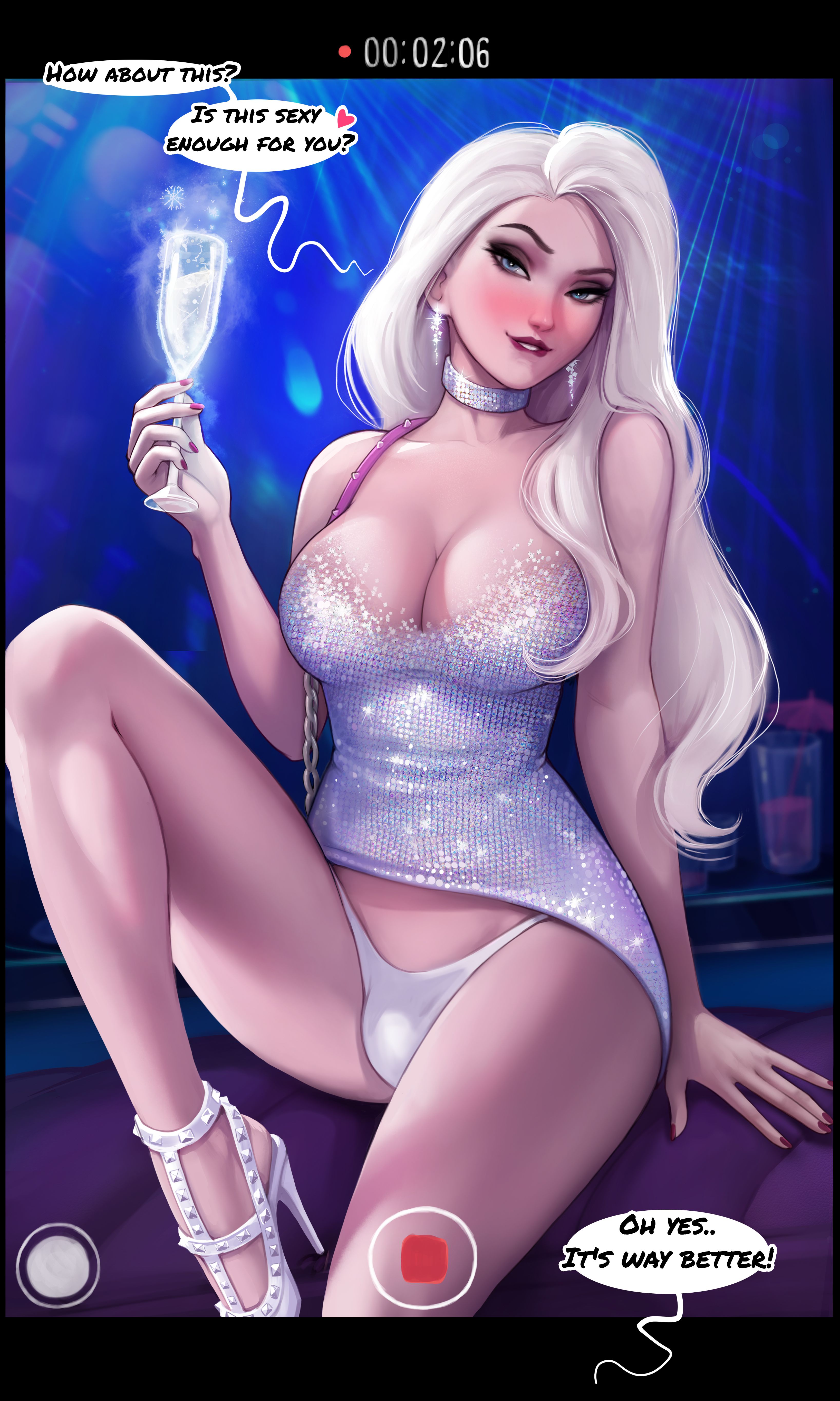 Party Elsa (Frozen) [Aroma Sensei] 1.3 . Party Elsa - Futanari - Chapter 1 (Frozen) [Aroma Sensei] – page 4