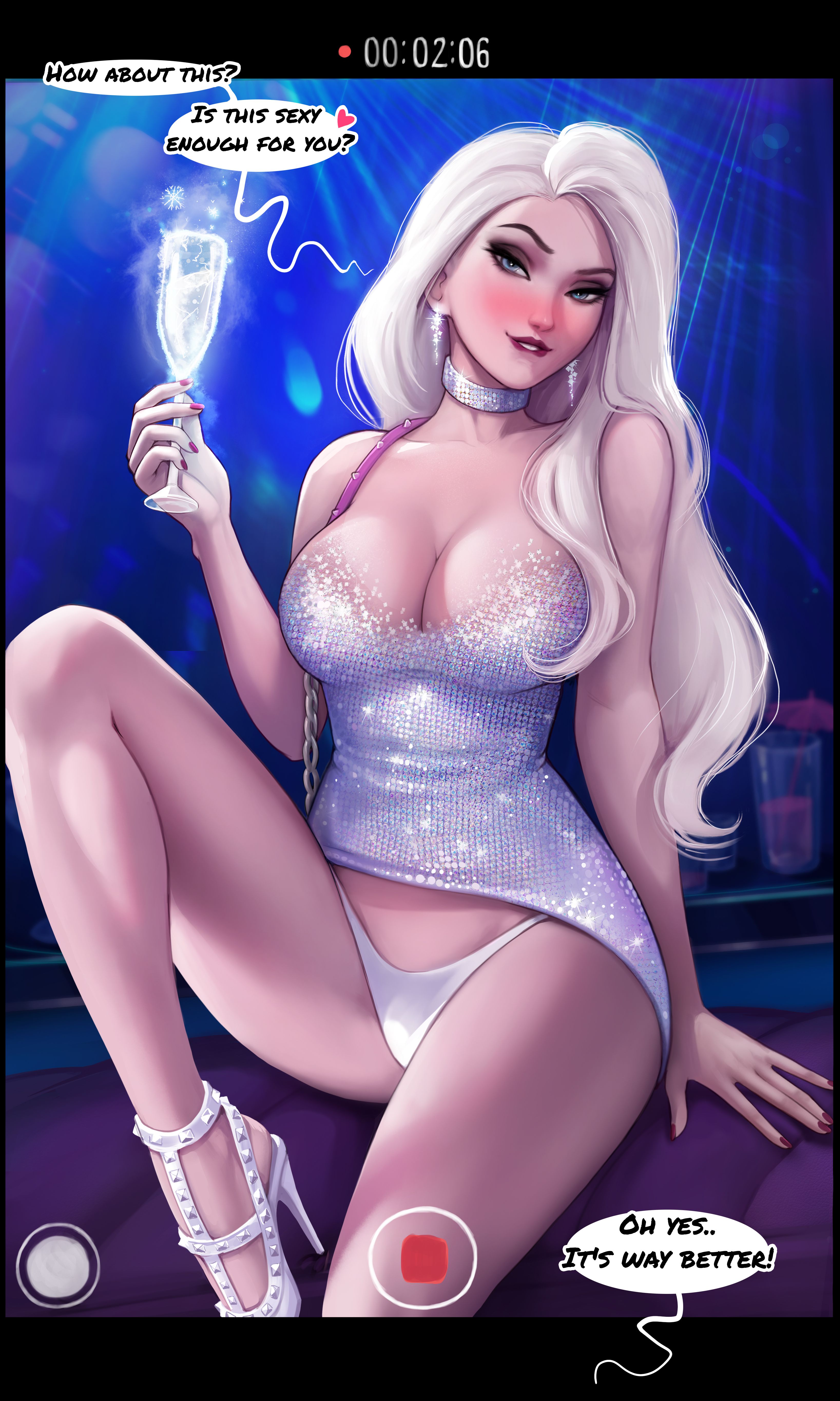 Party Elsa (Frozen) [Aroma Sensei] 1.1 . Party Elsa - Chapter 1 (Frozen) [Aroma Sensei] – page 4