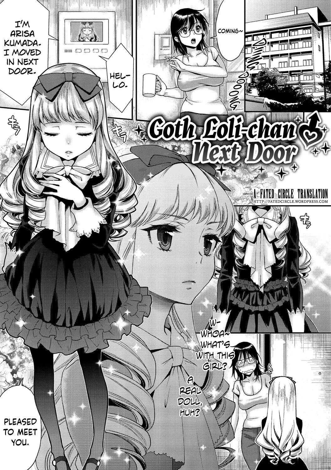 Goth Loli-chan Next Door [Karube Guri] 1 . Goth Loli-chan Next Door - Chapter 1 [Karube Guri] – page 1