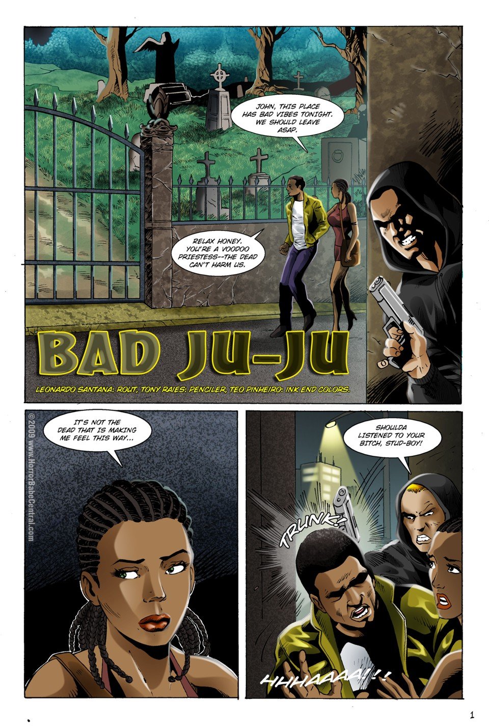 Bad Ju-Ju [HorrorBabeCentral] 1 . Bad Ju-Ju - Chapter 1 [HorrorBabeCentral] – page 1