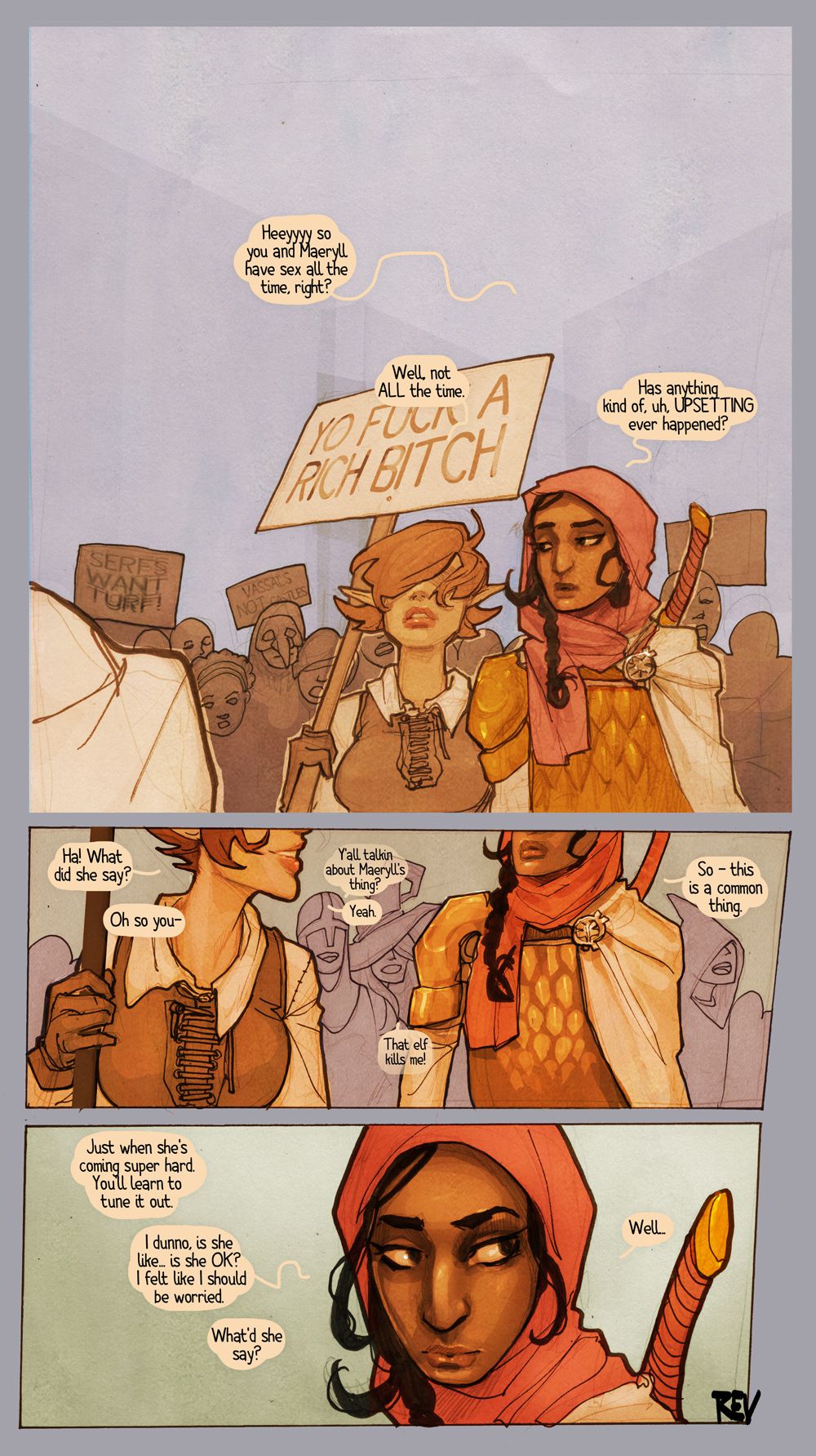Maeryll Says [Rupert Everton | Alexis Flower] 1 . Maeryll Says - Chapter 1 [Rupert Everton | Alexis Flower] – page 1