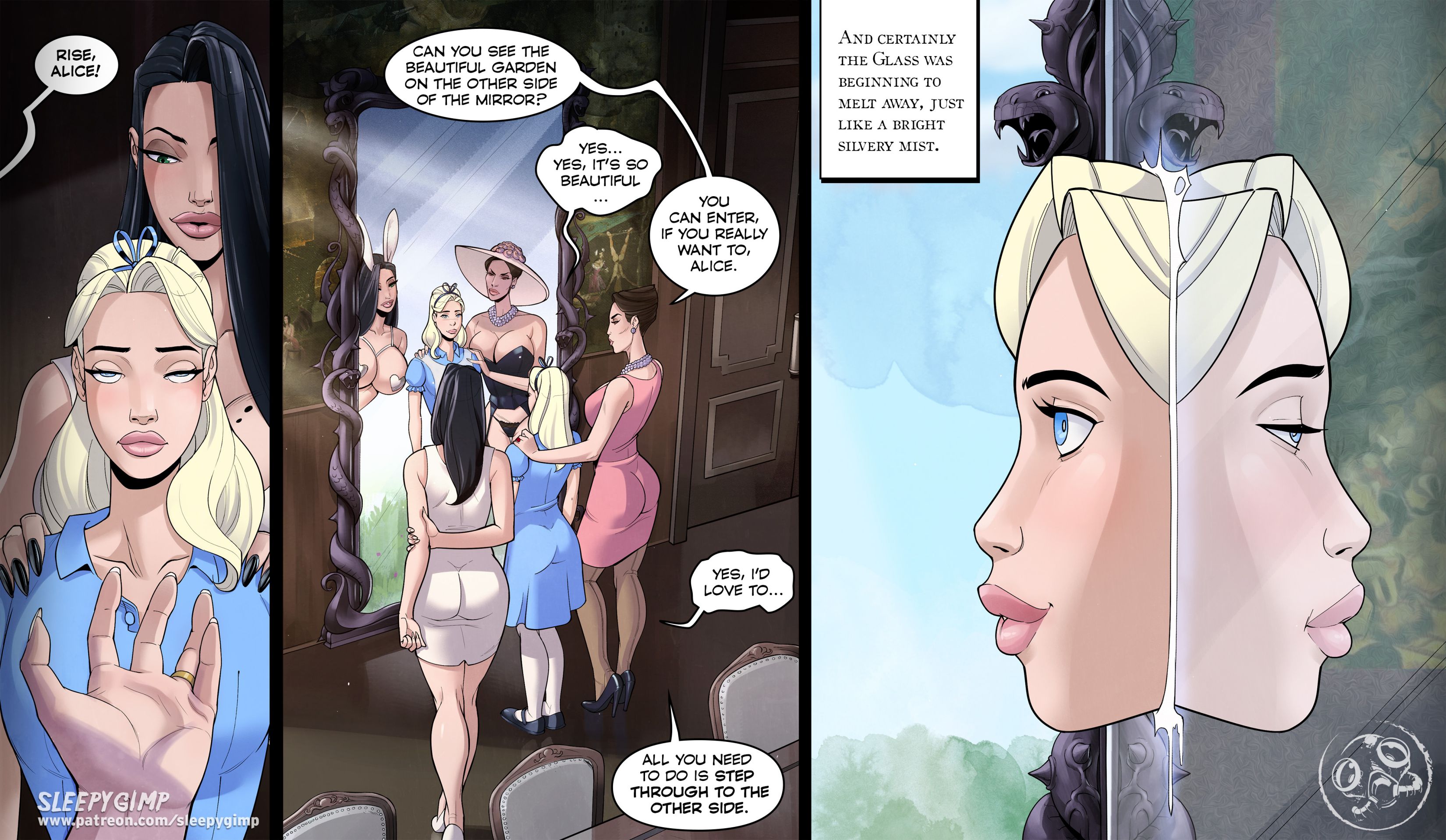 Through The Looking Glass [Sleepy Gimp] 1 . Through The Looking Glass - Chapter 1 [Sleepy Gimp] – page 12