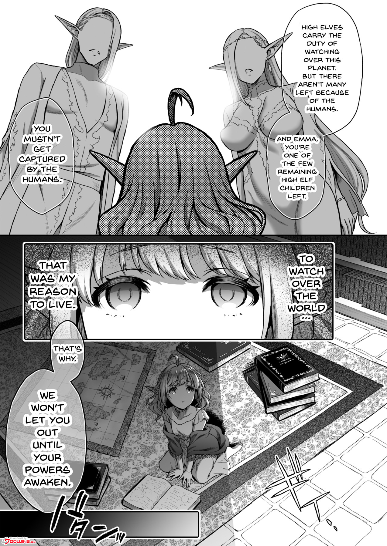 The Melancholic Elf Whore [Usagi Nagomu] 4 . The Melancholic Elf Whore - Chapter 4 [Usagi Nagomu] – page 3