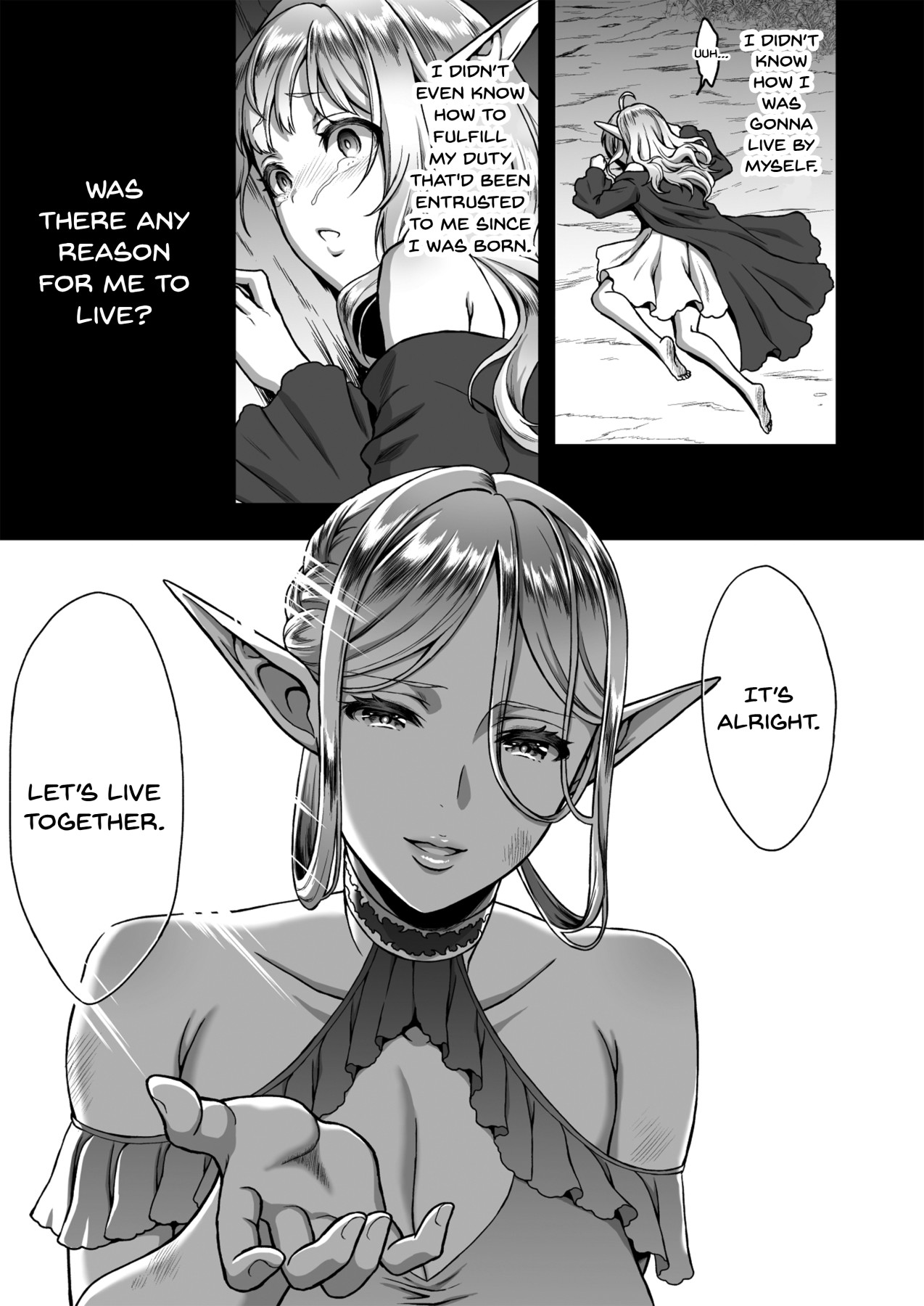 The Melancholic Elf Whore [Usagi Nagomu] 4 . The Melancholic Elf Whore - Chapter 4 [Usagi Nagomu] – page 5