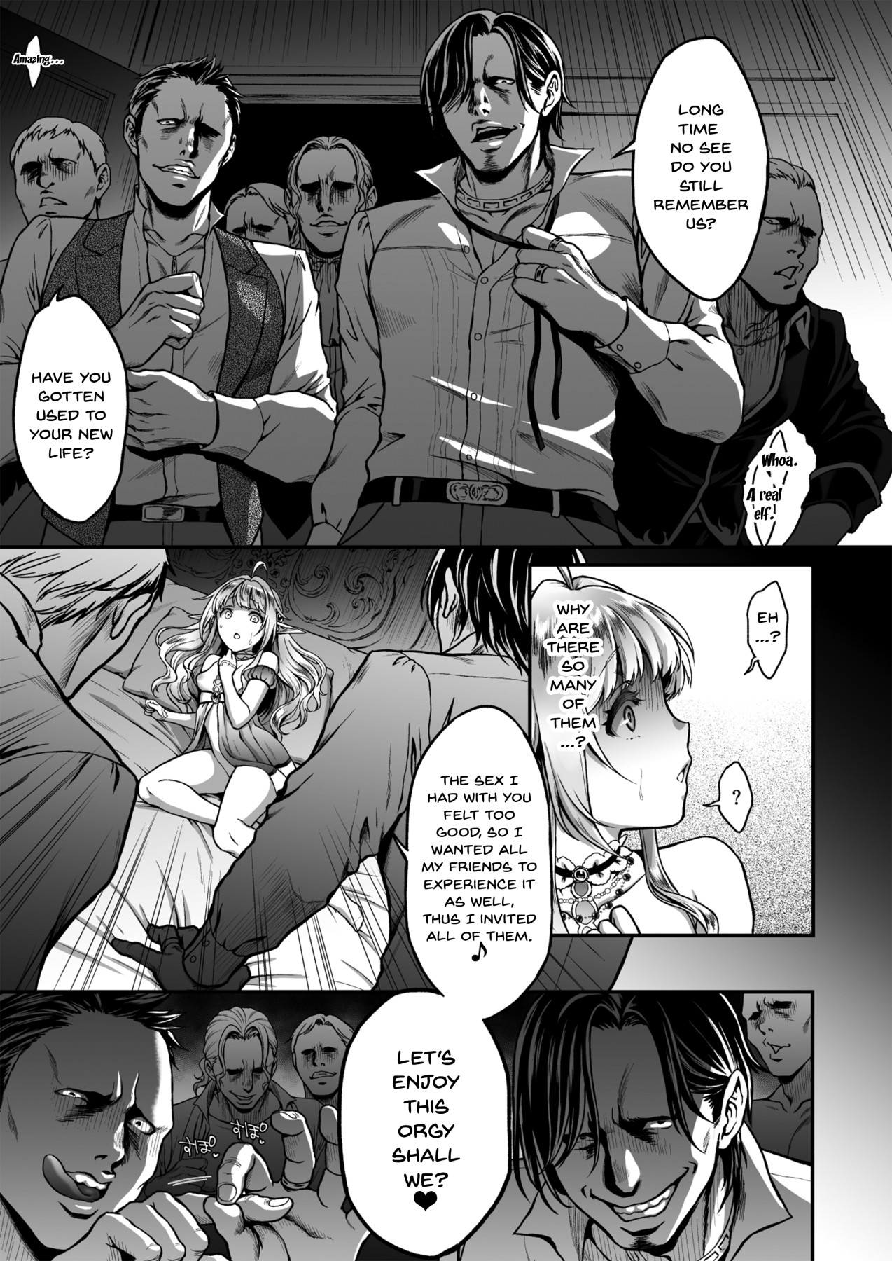 The Melancholic Elf Whore [Usagi Nagomu] 4 . The Melancholic Elf Whore - Chapter 4 [Usagi Nagomu] – page 9