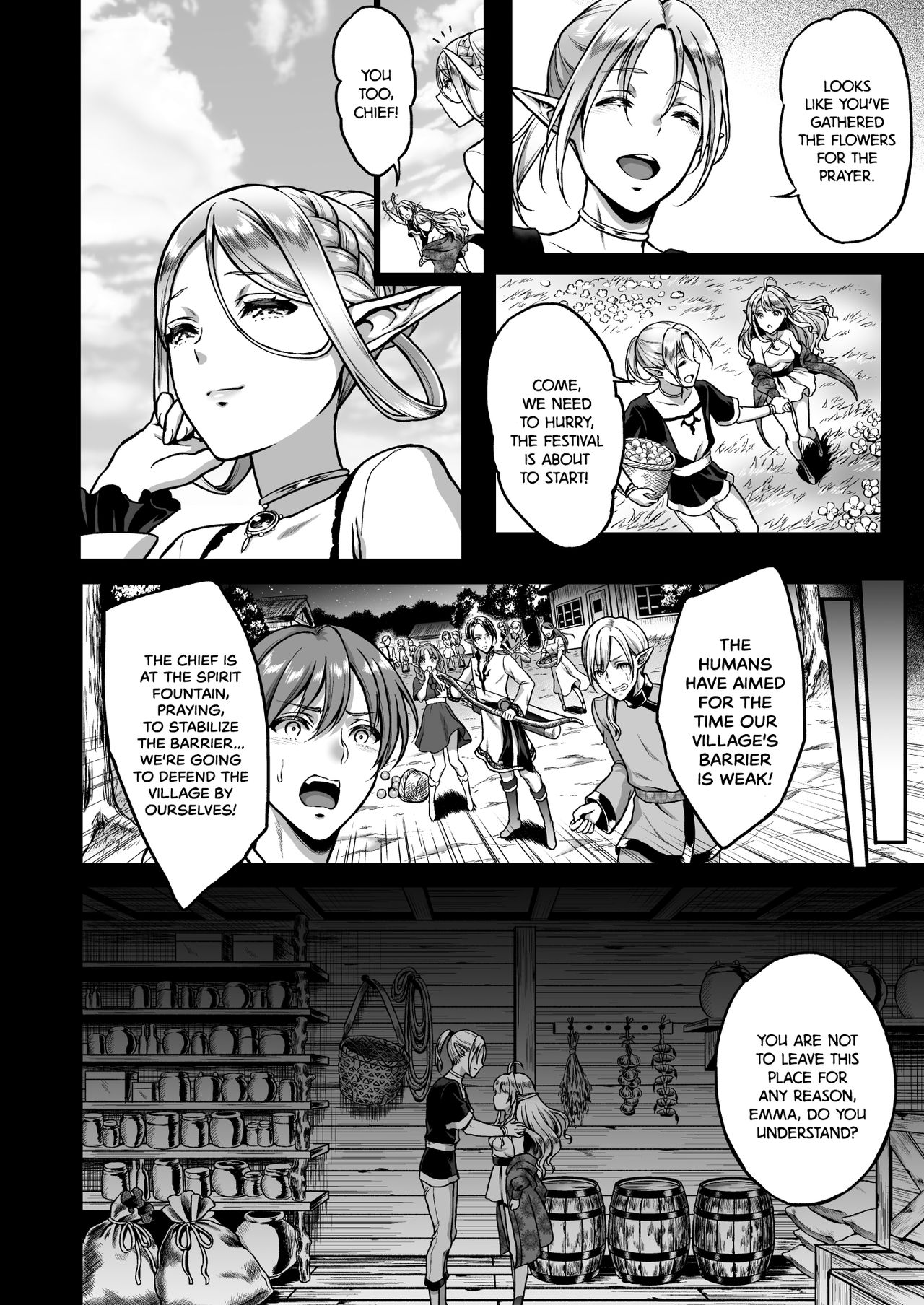 The Melancholic Elf Whore [Usagi Nagomu] 2 . The Melancholic Elf Whore - Chapter 2 [Usagi Nagomu] – page 4