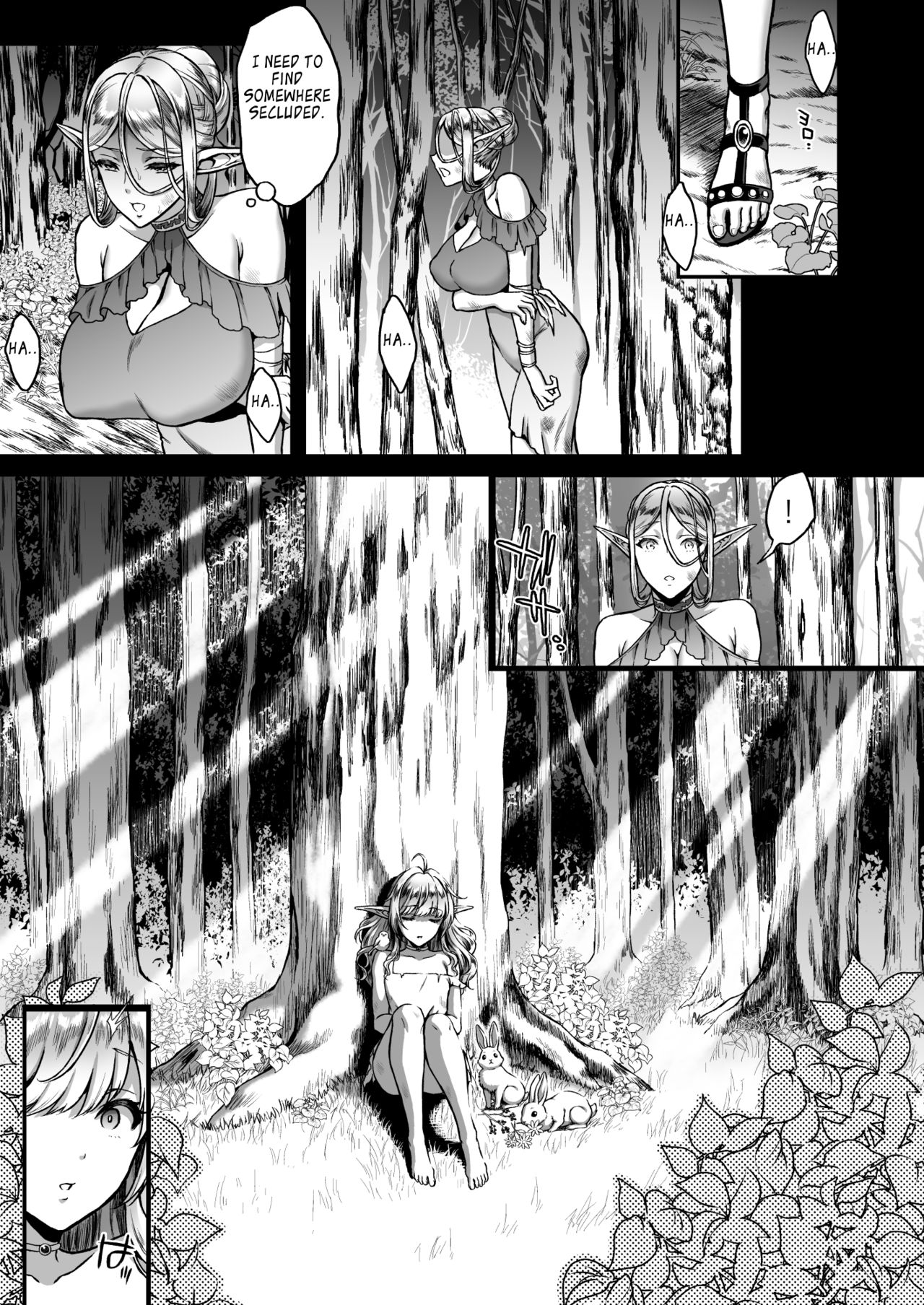 The Melancholic Elf Whore [Usagi Nagomu] 3 . The Melancholic Elf Whore - Chapter 3 [Usagi Nagomu] – page 3