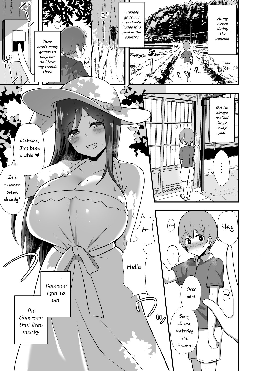 Sex With Onee-Chan In Sundress [HANABi] 1 . Sex With Onee-Chan In Sundress - Chapter 1 [HANABi] – page 2