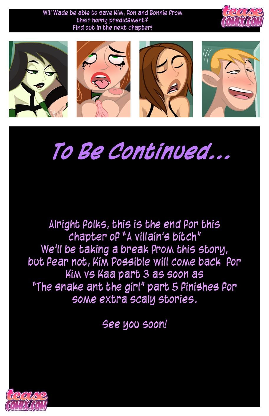 A Villains Bitch (Kim Possible) [Tease Comix] 1 . A Villains Bitch - Chapter 1 (Kim Possible) [Tease Comix] – page 138