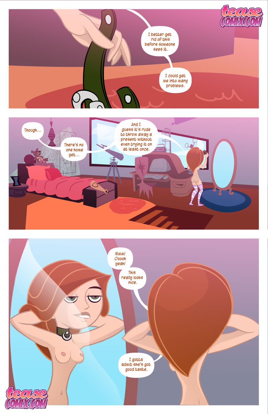 A Villains Bitch (Kim Possible) [Tease Comix] 1 . A Villains Bitch - Chapter 1 (Kim Possible) [Tease Comix] – page 34