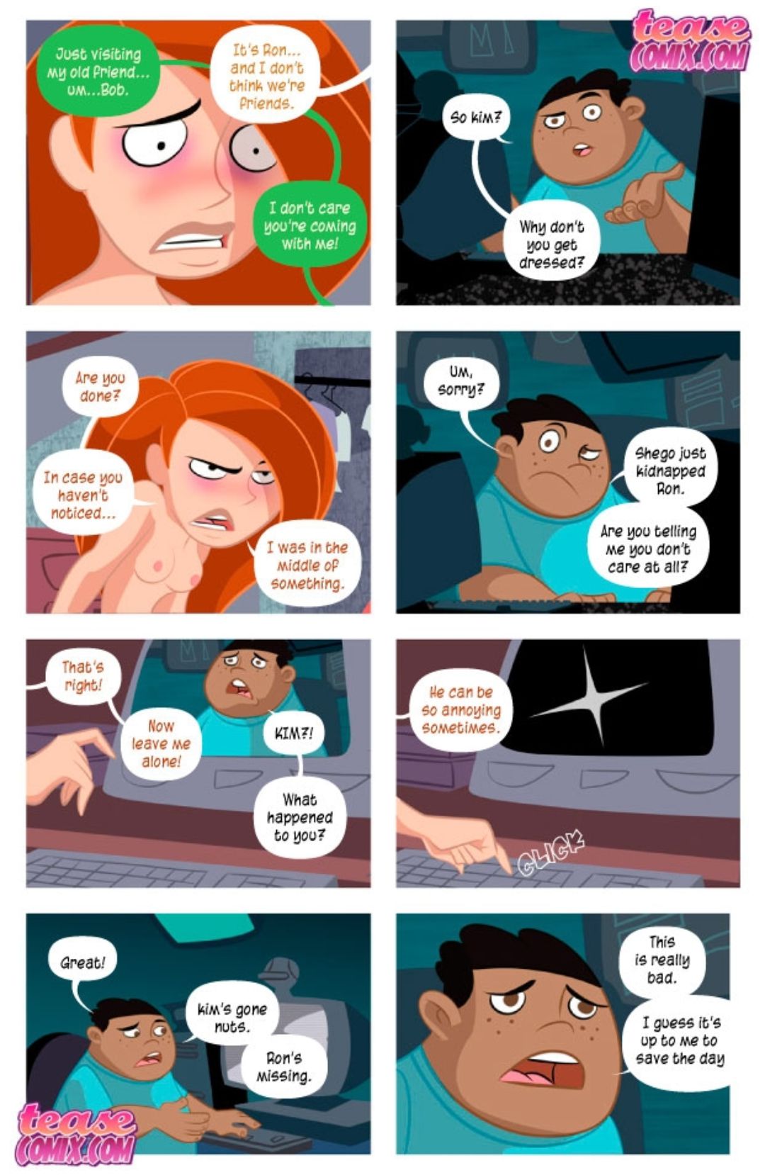 A Villains Bitch (Kim Possible) [Tease Comix] 1 . A Villains Bitch - Chapter 1 (Kim Possible) [Tease Comix] – page 88