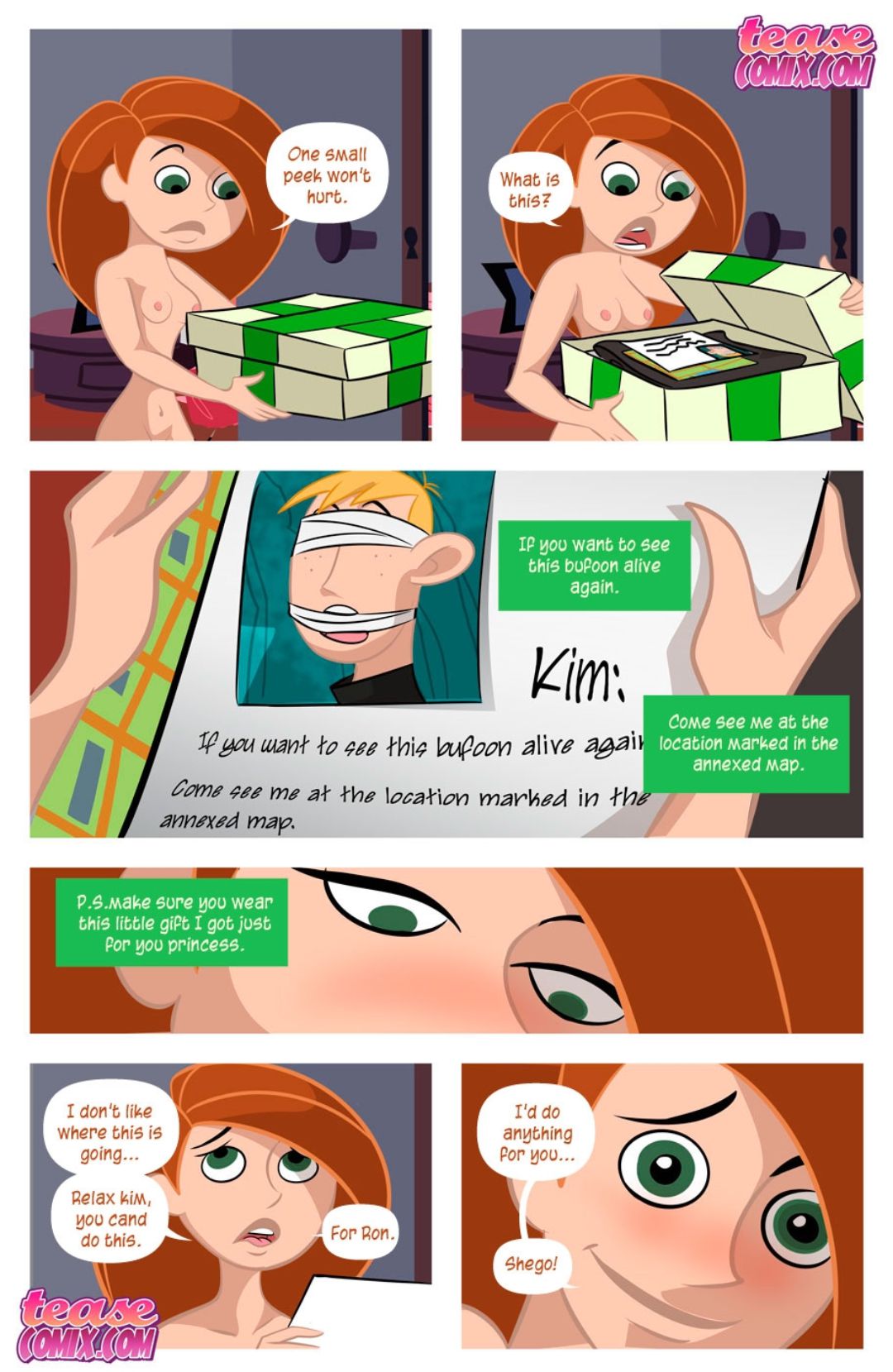A Villains Bitch (Kim Possible) [Tease Comix] 1 . A Villains Bitch - Chapter 1 (Kim Possible) [Tease Comix] – page 90