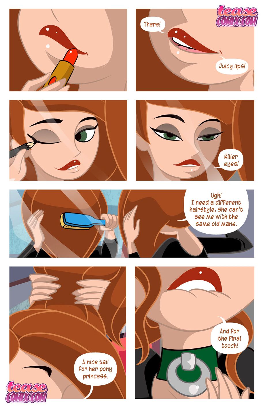 A Villains Bitch (Kim Possible) [Tease Comix] 1 . A Villains Bitch - Chapter 1 (Kim Possible) [Tease Comix] – page 96