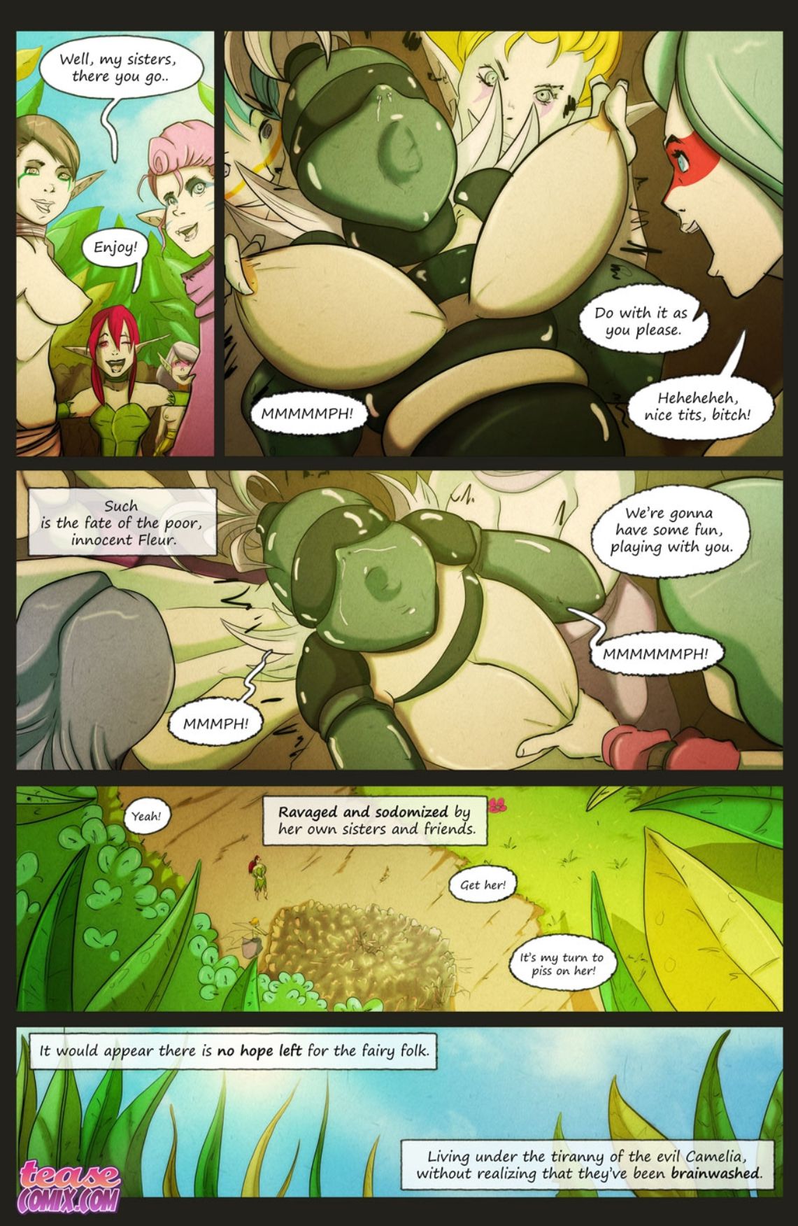 Aethel [Tease Comix] 5 . Aethel - Chapter 5 [Tease Comix] – page 12