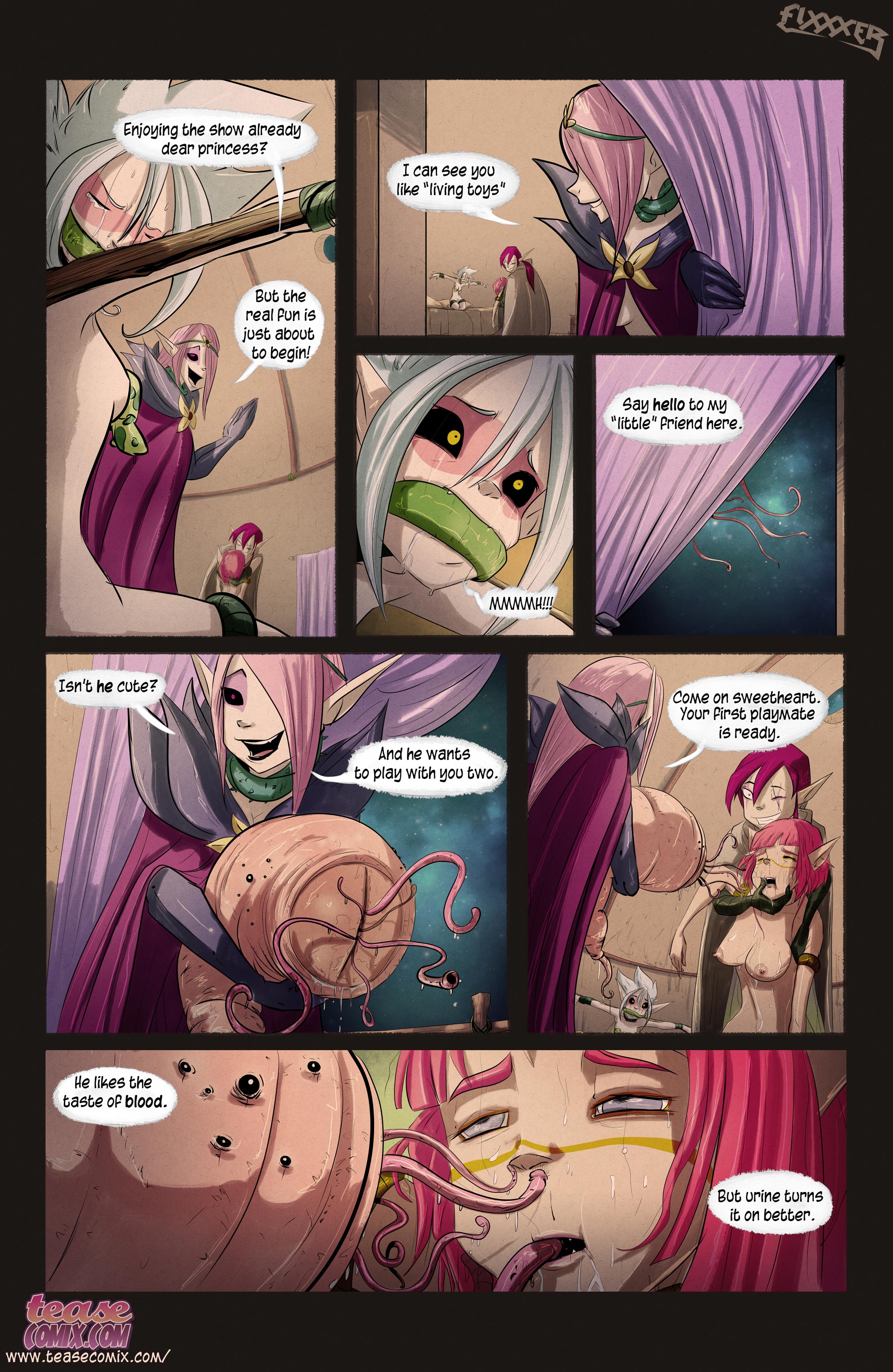 Aethel [Tease Comix] 1 . Aethel - Chapter 1 [Tease Comix] – page 16