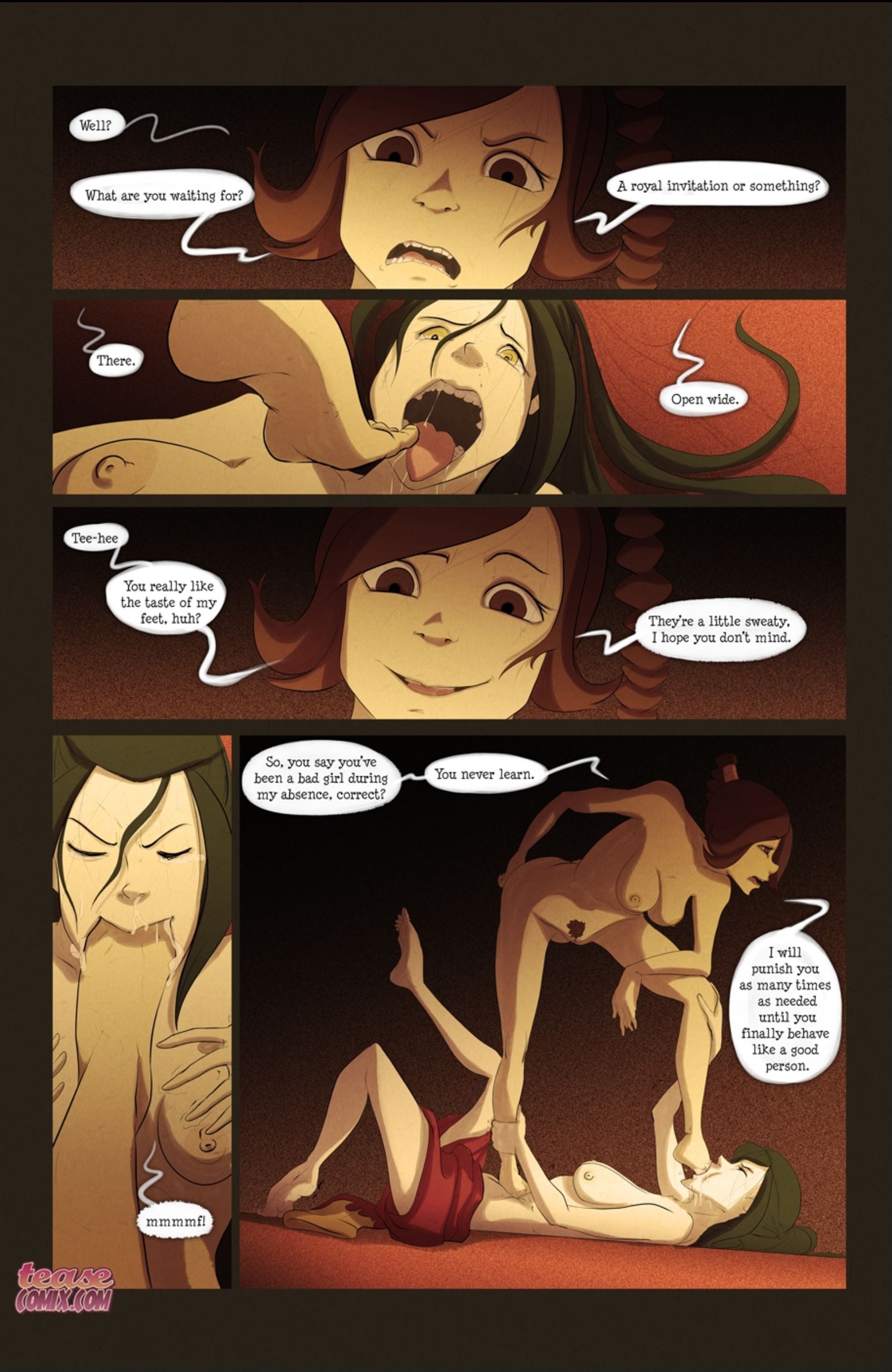 Deep Down (Avatar: The Last Airbender) [Tease Comix] 1 . Deep Down - Chapter 1 (Avatar: The Last Airbender) [Tease Comix] – page 13