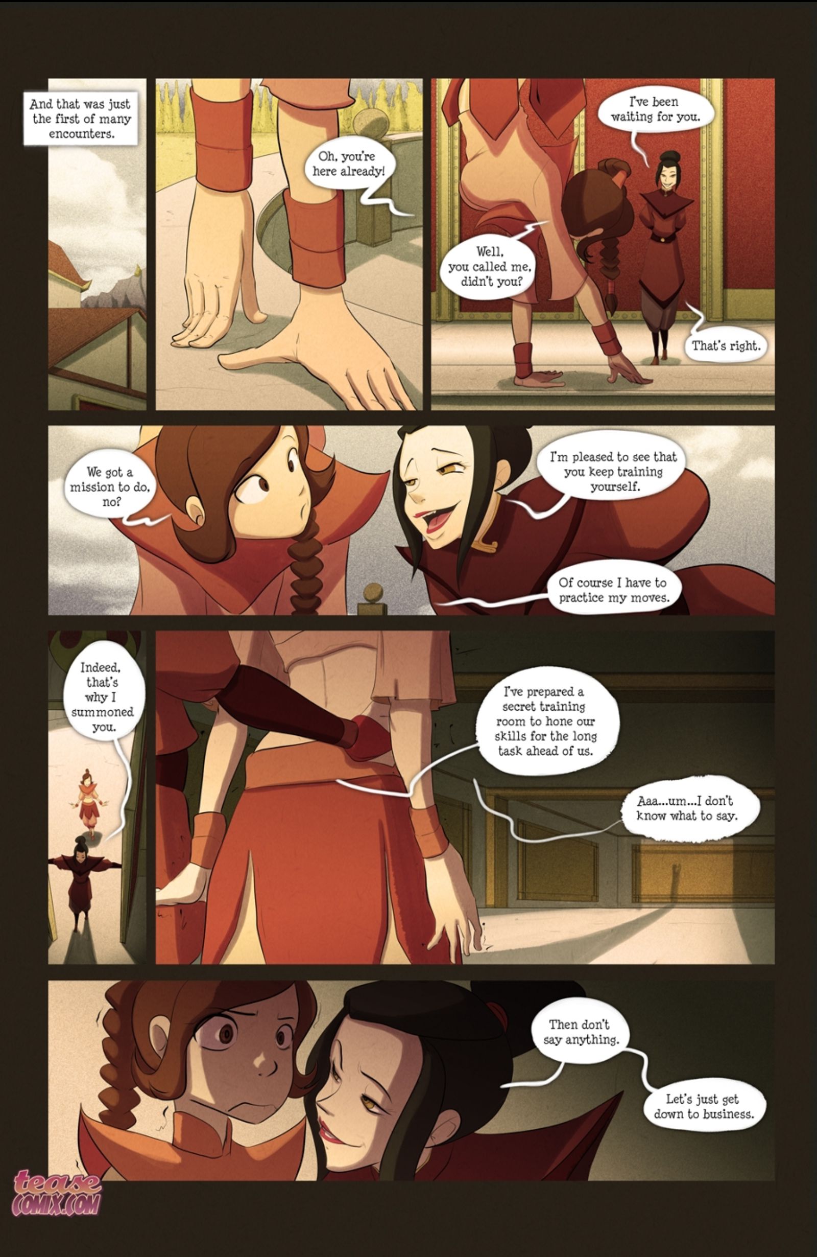 Deep Down (Avatar: The Last Airbender) [Tease Comix] 1 . Deep Down - Chapter 1 (Avatar: The Last Airbender) [Tease Comix] – page 16