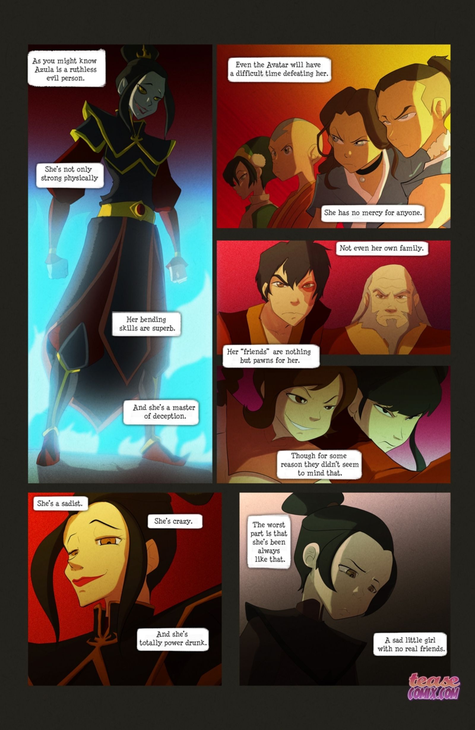 Deep Down (Avatar: The Last Airbender) [Tease Comix] 1 . Deep Down - Chapter 1 (Avatar: The Last Airbender) [Tease Comix] – page 2