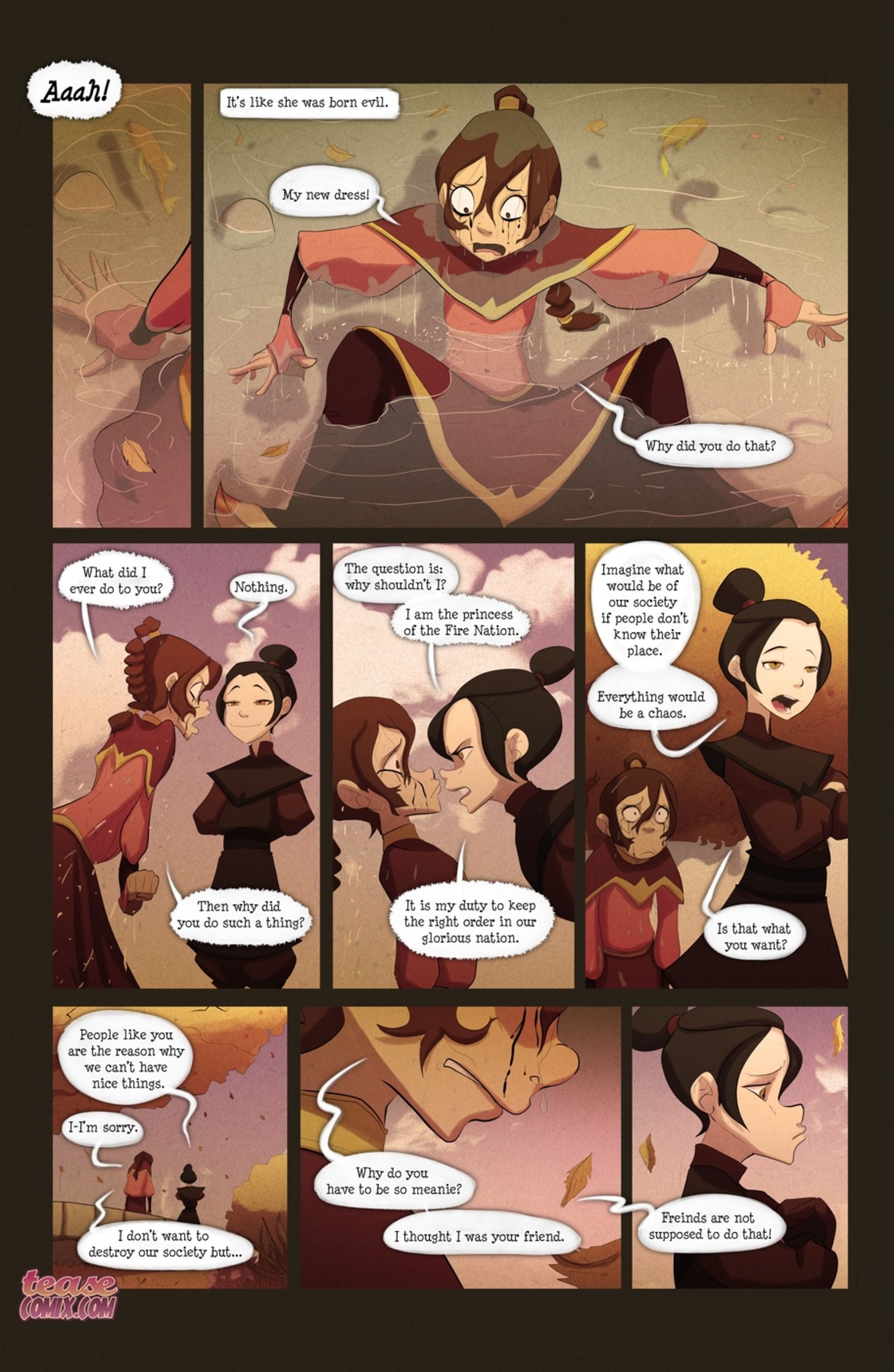 Deep Down (Avatar: The Last Airbender) [Tease Comix] 1 . Deep Down - Chapter 1 (Avatar: The Last Airbender) [Tease Comix] – page 3