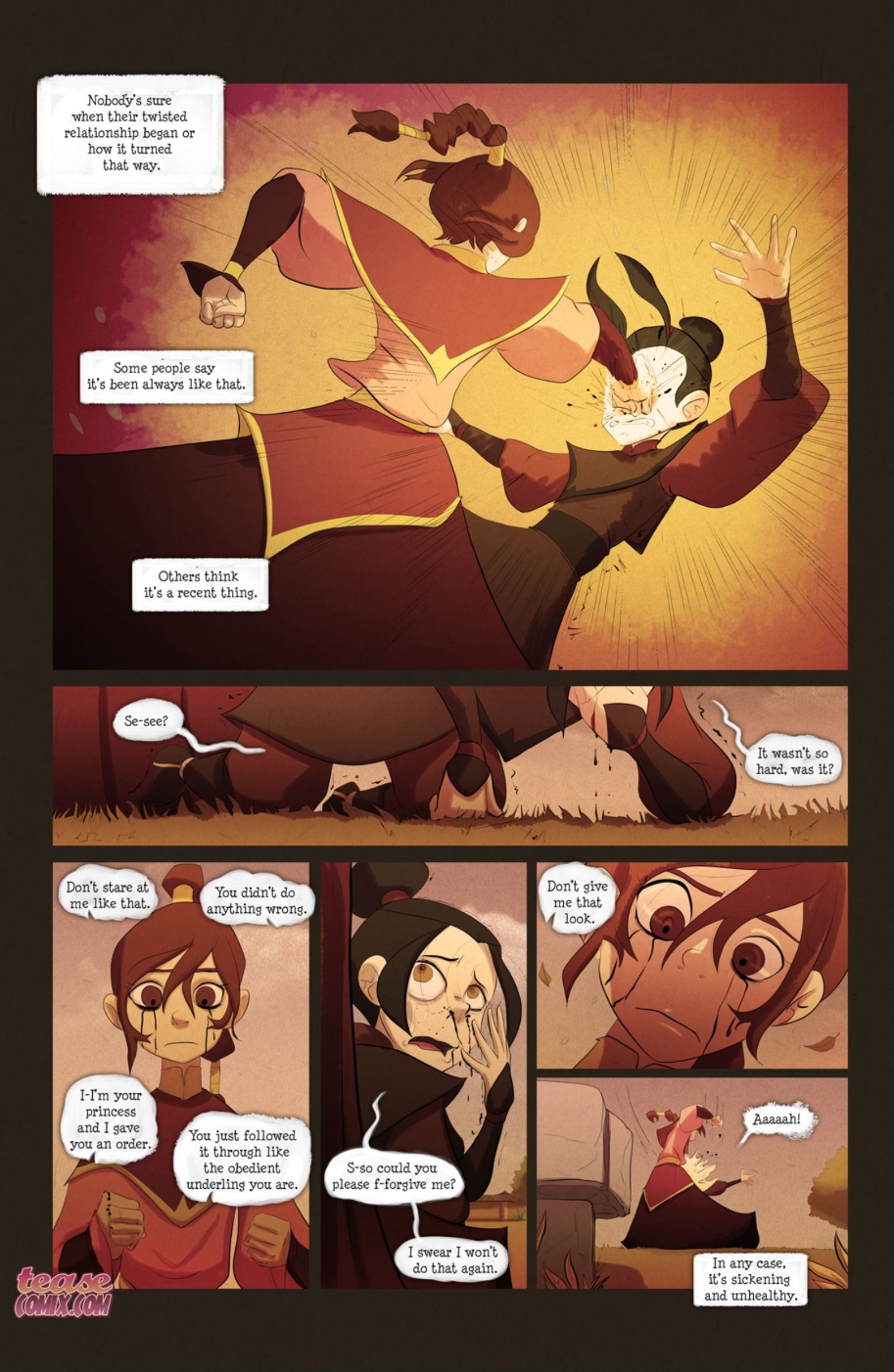 Deep Down (Avatar: The Last Airbender) [Tease Comix] 1 . Deep Down - Chapter 1 (Avatar: The Last Airbender) [Tease Comix] – page 5