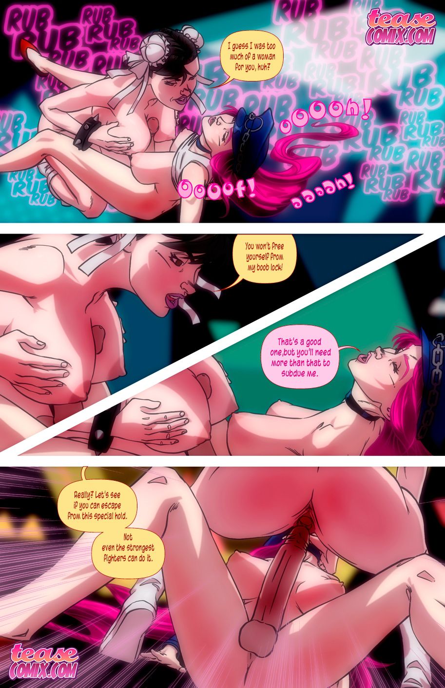 Here Cums A New Challenger (Street Fighter) [Tease Comix] 1 . Here Cums A New Challenger - Chapter 1 (Street Fighter) [Tease Comix] – page 17