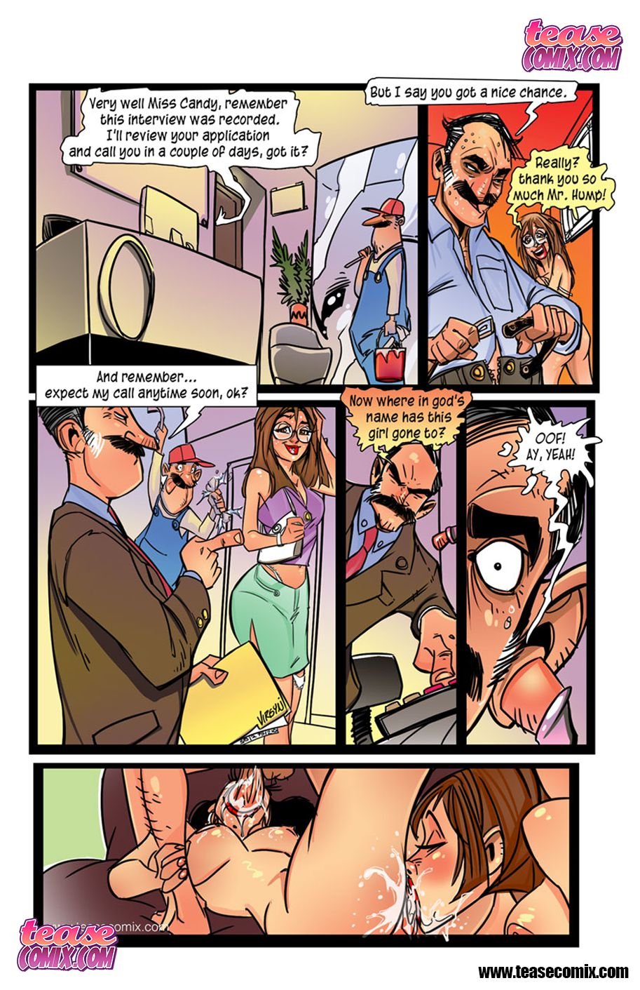 Jenny Needs A Job [Tease Comix] 1 . Jenny Needs A Job - Chapter 1 [Tease Comix] – page 10