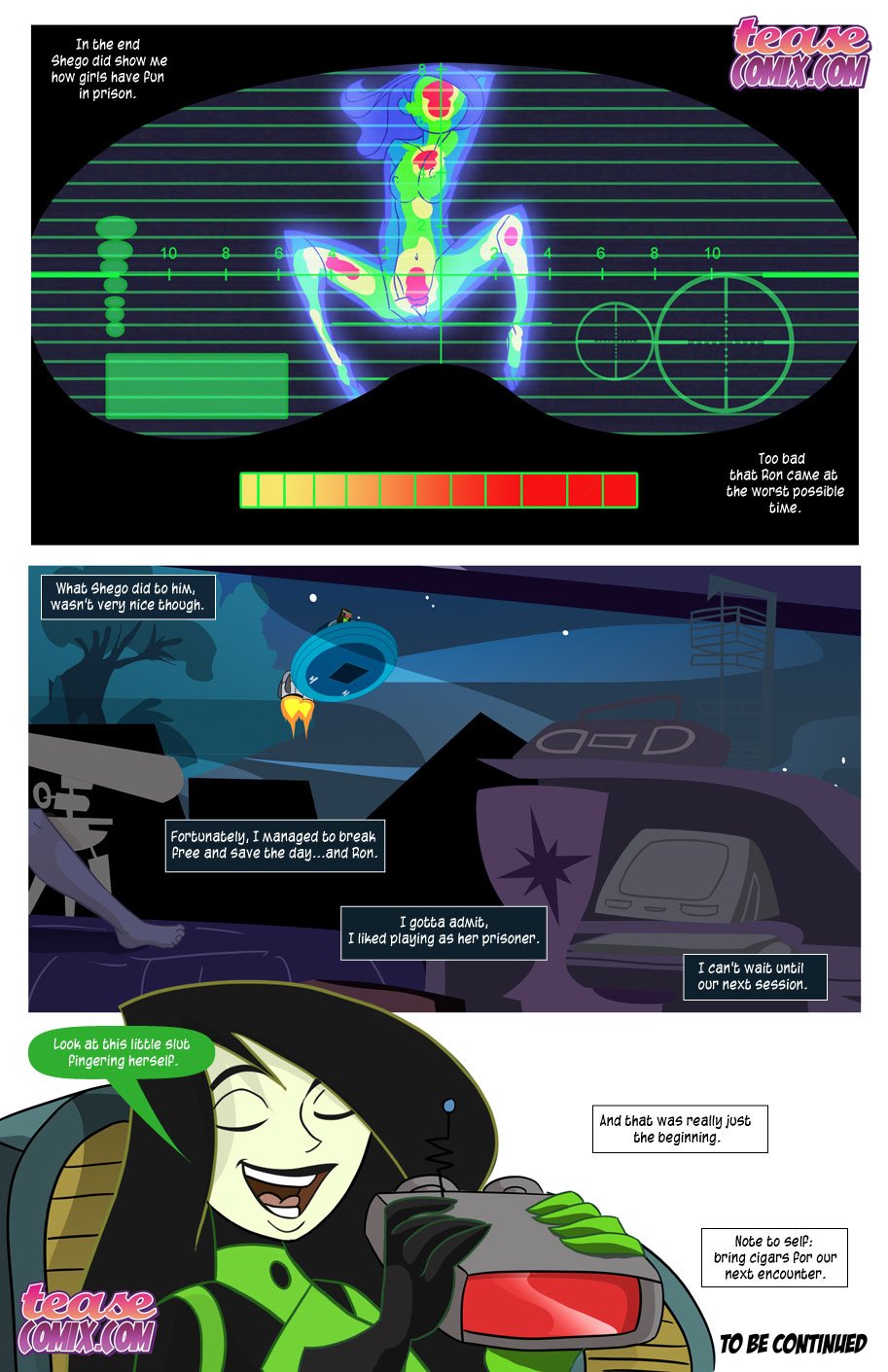 Kim Loves Shego (Kim Possible) [Tease Comix] 1 . Kim Loves Shego - Chapter 1 (Kim Possible) [Tease Comix] – page 21