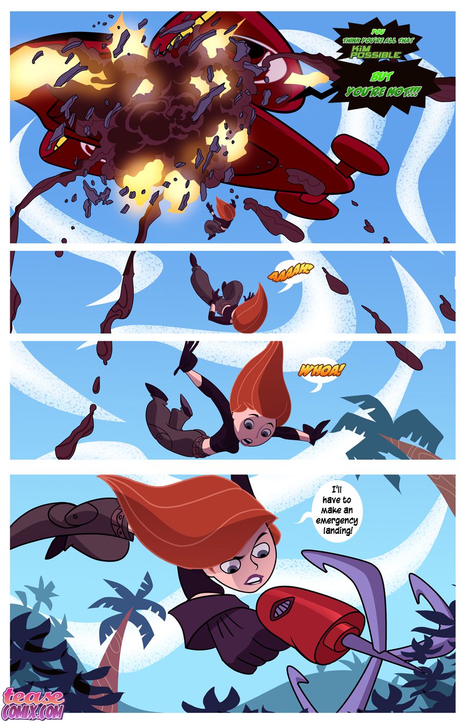 Kim Vs. Kaa (Kim Possible , The Jungle Book) [Tease Comix] 1 . Kim Vs. Kaa - Chapter 1 (Kim Possible , The Jungle Book) [Tease Comix] – page 2