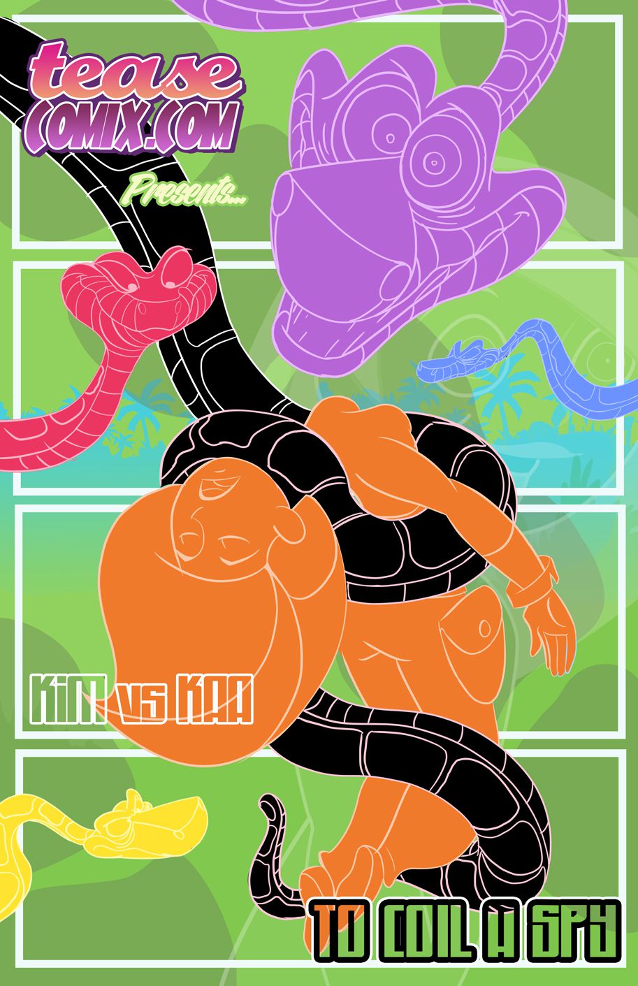 Kim Vs. Kaa (Kim Possible , The Jungle Book) [Tease Comix] 1 . Kim Vs. Kaa - Chapter 1 (Kim Possible , The Jungle Book) [Tease Comix] – page 6