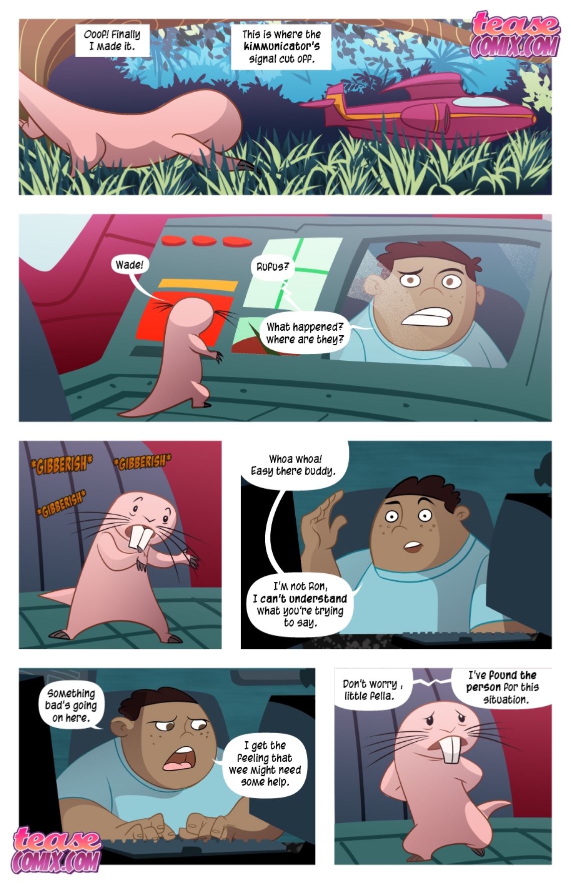 Kim Vs. Kaa (Kim Possible , The Jungle Book) [Tease Comix] 3 . Kim Vs. Kaa - Chapter 3 (Kim Possible , The Jungle Book) [Tease Comix] – page 8