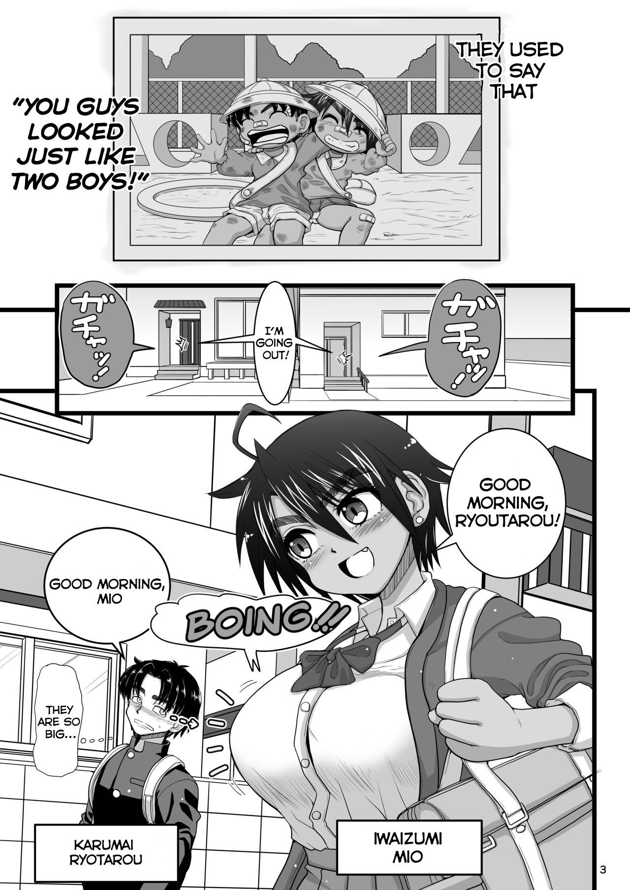 My childhood friend is the prince of an all-female school but she is a slut in front of me [Inaba Fuyuki] 1 . My childhood friend is the prince of an all-female school but she is a slut in front of me - Chapter 1 [Inaba Fuyuki] – page 3