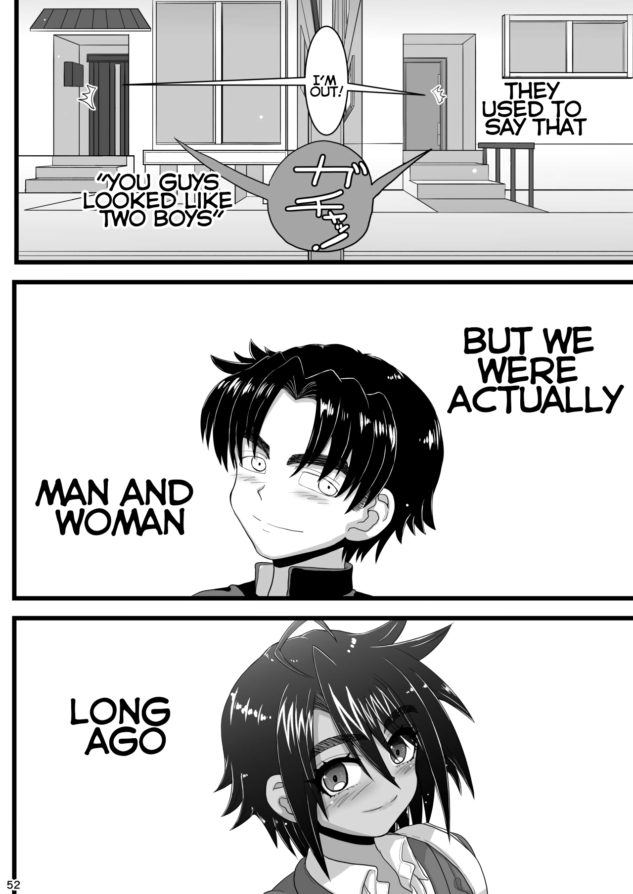 My childhood friend is the prince of an all-female school but she is a slut in front of me [Inaba Fuyuki] 1 . My childhood friend is the prince of an all-female school but she is a slut in front of me - Chapter 1 [Inaba Fuyuki] – page 52
