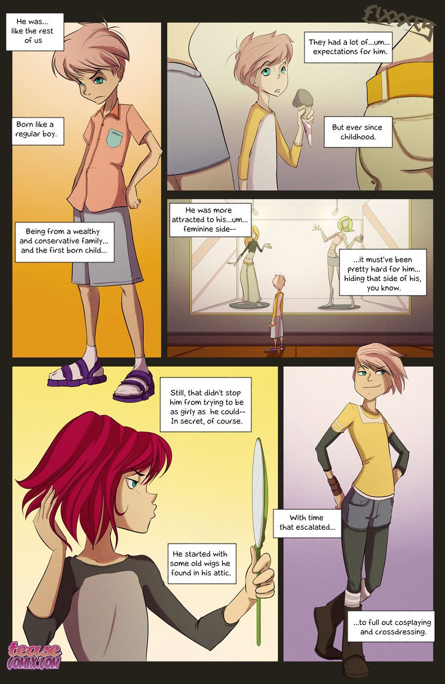 She Is Riley [Tease Comix] 4 . She Is Riley - Chapter 4 [Tease Comix] – page 7