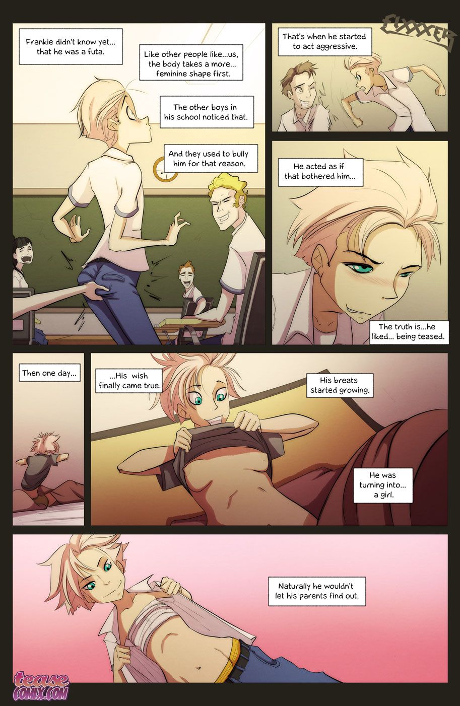 She Is Riley [Tease Comix] 4 . She Is Riley - Chapter 4 [Tease Comix] – page 8