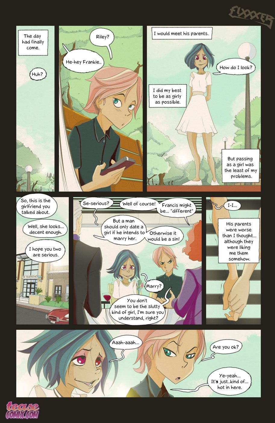She Is Riley [Tease Comix] 3 . She Is Riley - Chapter 3 [Tease Comix] – page 15