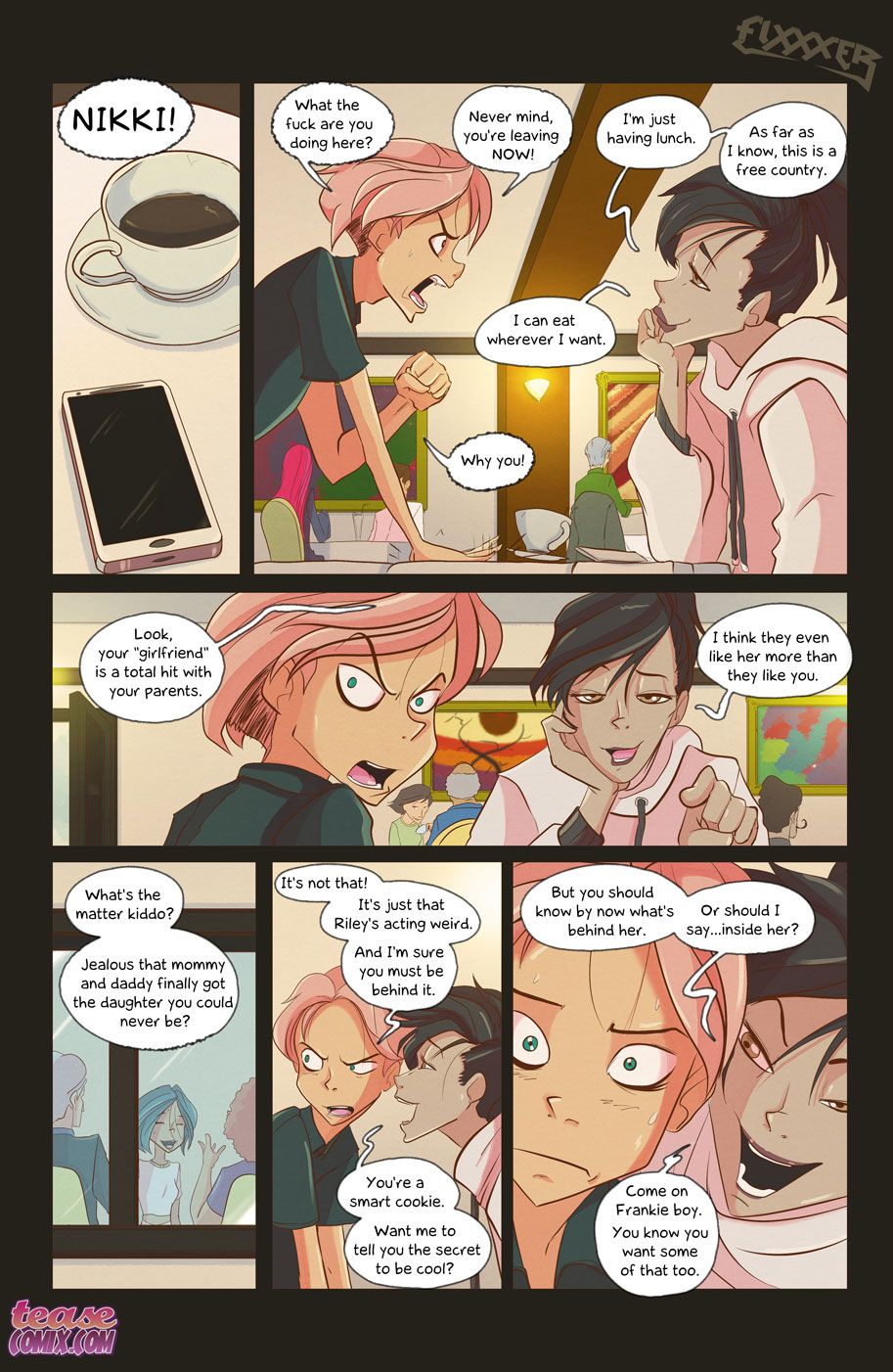 She Is Riley [Tease Comix] 3 . She Is Riley - Chapter 3 [Tease Comix] – page 16