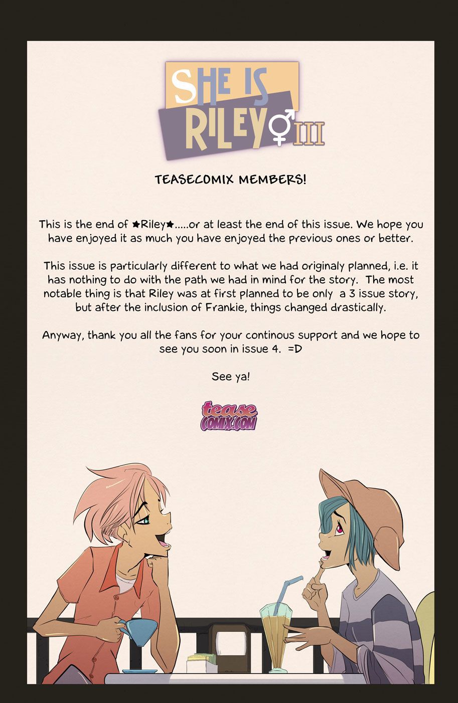She Is Riley [Tease Comix] 3 . She Is Riley - Chapter 3 [Tease Comix] – page 24
