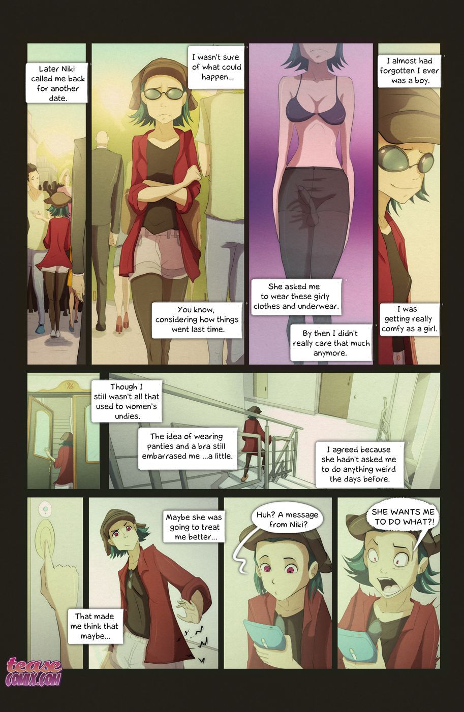 She Is Riley [Tease Comix] 2 . She Is Riley - Chapter 2 [Tease Comix] – page 17