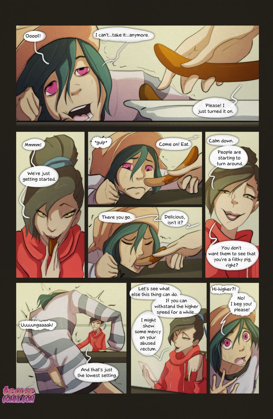 She Is Riley [Tease Comix] 2 . She Is Riley - Chapter 2 [Tease Comix] – page 5
