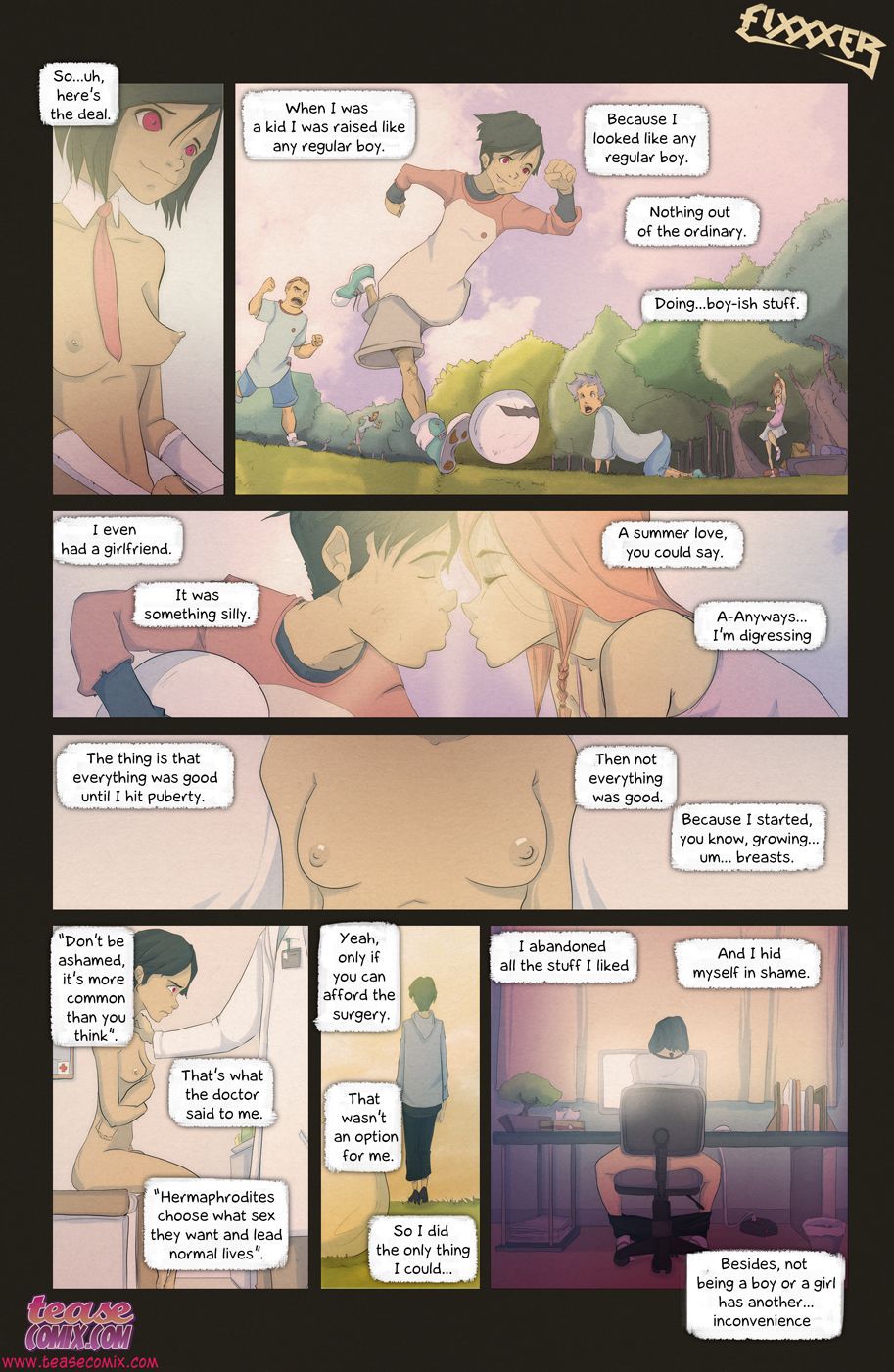 She Is Riley [Tease Comix] 1 . She Is Riley - Chapter 1 [Tease Comix] – page 3