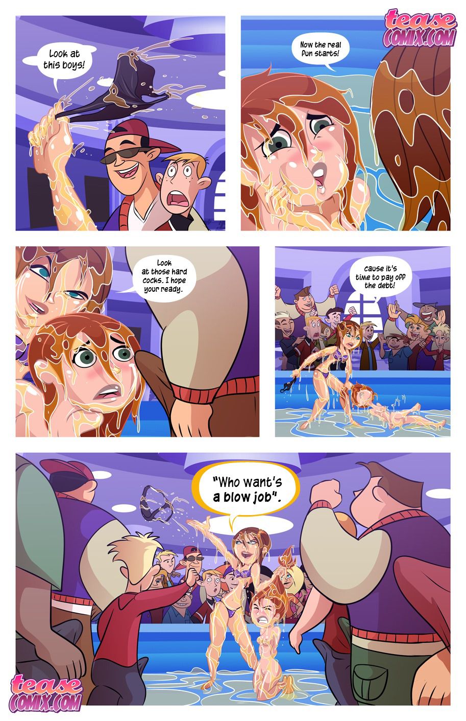 Cheer Fight (Kim Possible) [Tease Comix] 1 . Cheer Fight - Chapter 1 (Kim Possible) [Tease Comix] – page 15
