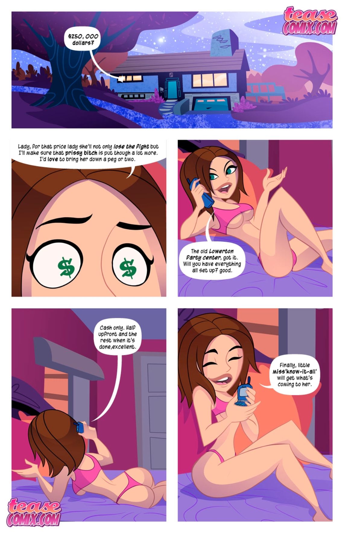 Cheer Fight (Kim Possible) [Tease Comix] 1 . Cheer Fight - Chapter 1 (Kim Possible) [Tease Comix] – page 2