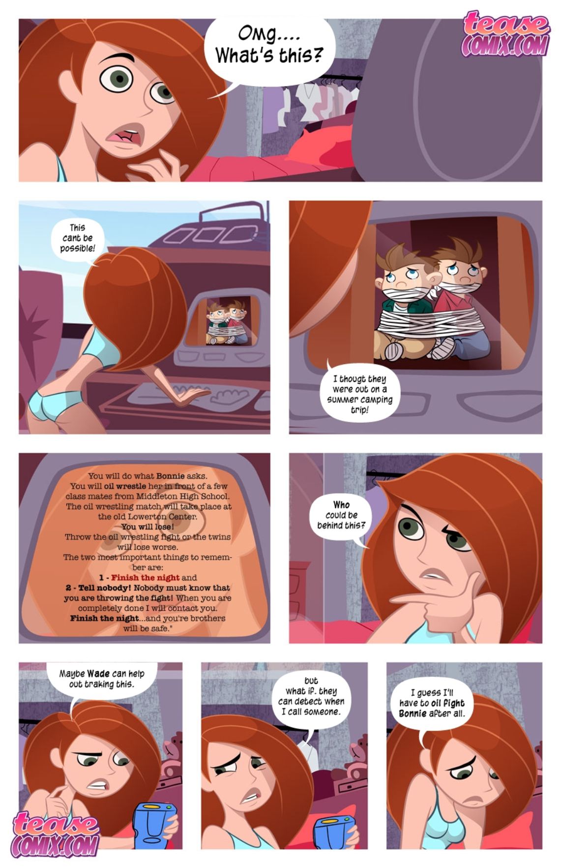 Cheer Fight (Kim Possible) [Tease Comix] 1 . Cheer Fight - Chapter 1 (Kim Possible) [Tease Comix] – page 3