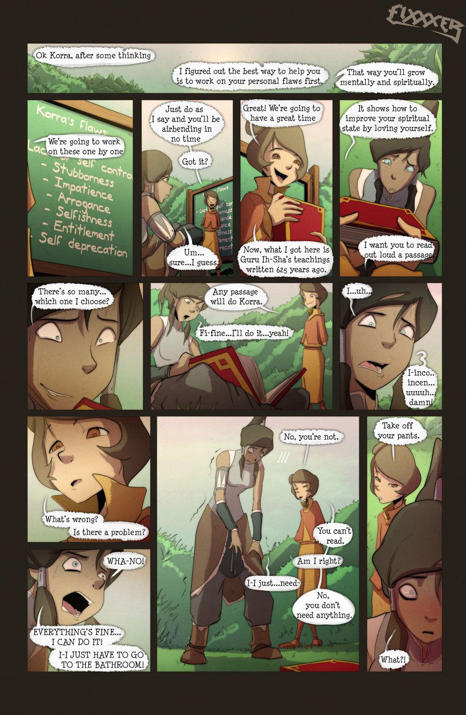 Under My Thumb (The Legend Of Korra) [Tease Comix] 1 . Under My Thumb - Chapter 1 (The Legend Of Korra) [Tease Comix] – page 13