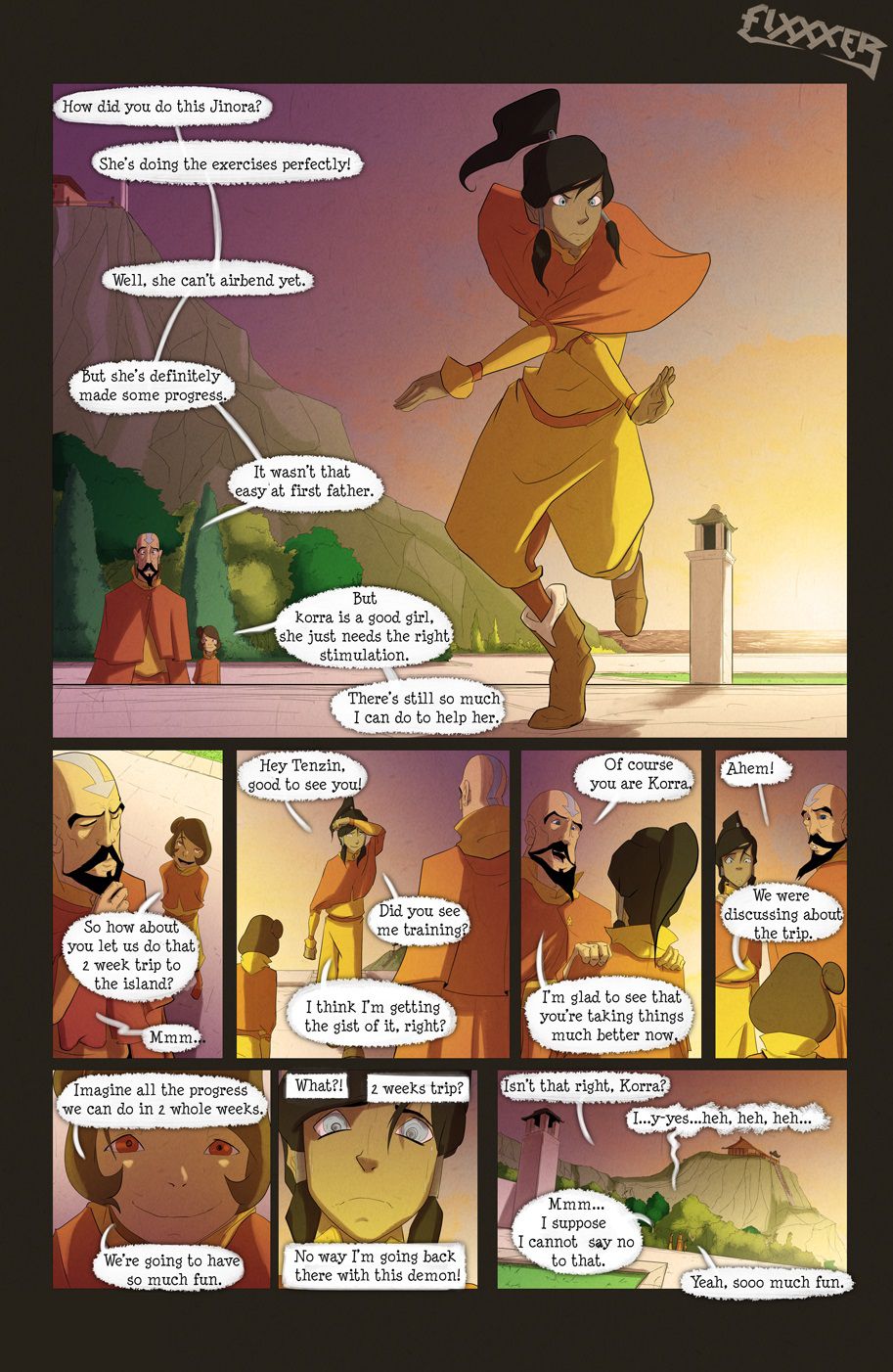 Under My Thumb (The Legend Of Korra) [Tease Comix] 1 . Under My Thumb - Chapter 1 (The Legend Of Korra) [Tease Comix] – page 22