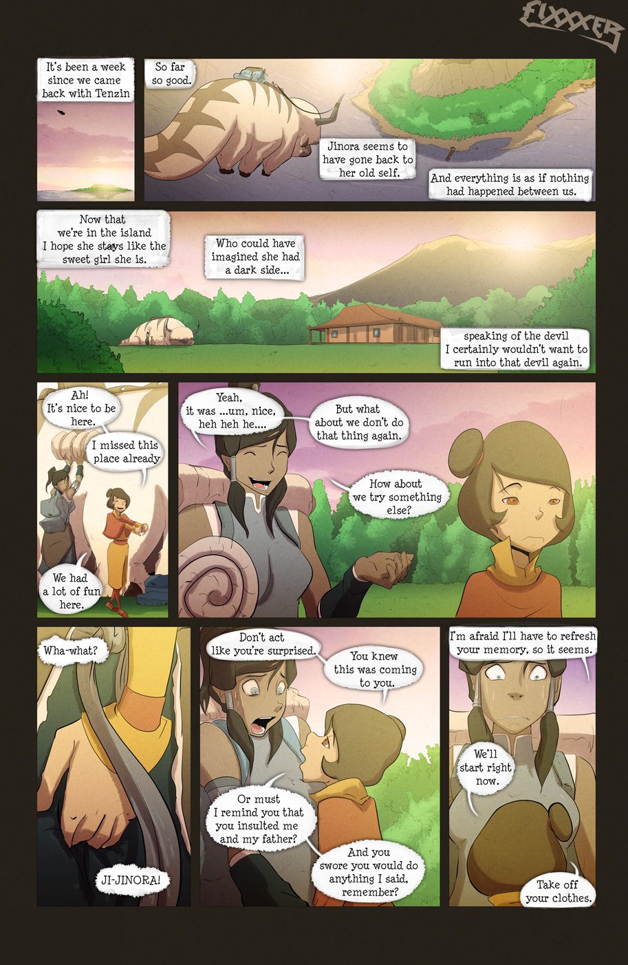 Under My Thumb (The Legend Of Korra) [Tease Comix] 1 . Under My Thumb - Chapter 1 (The Legend Of Korra) [Tease Comix] – page 23