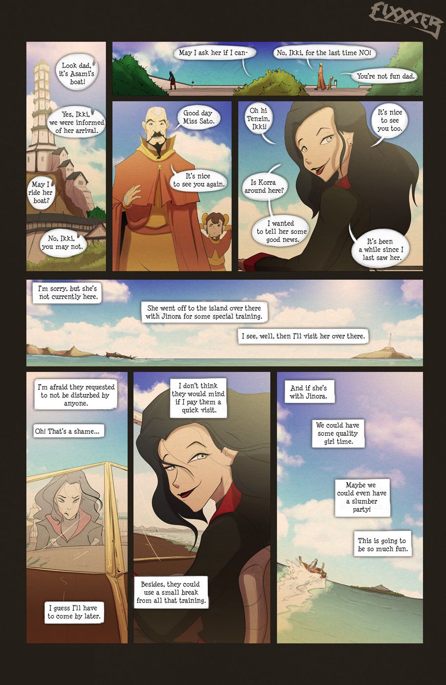 Under My Thumb (The Legend Of Korra) [Tease Comix] 1 . Under My Thumb - Chapter 1 (The Legend Of Korra) [Tease Comix] – page 39
