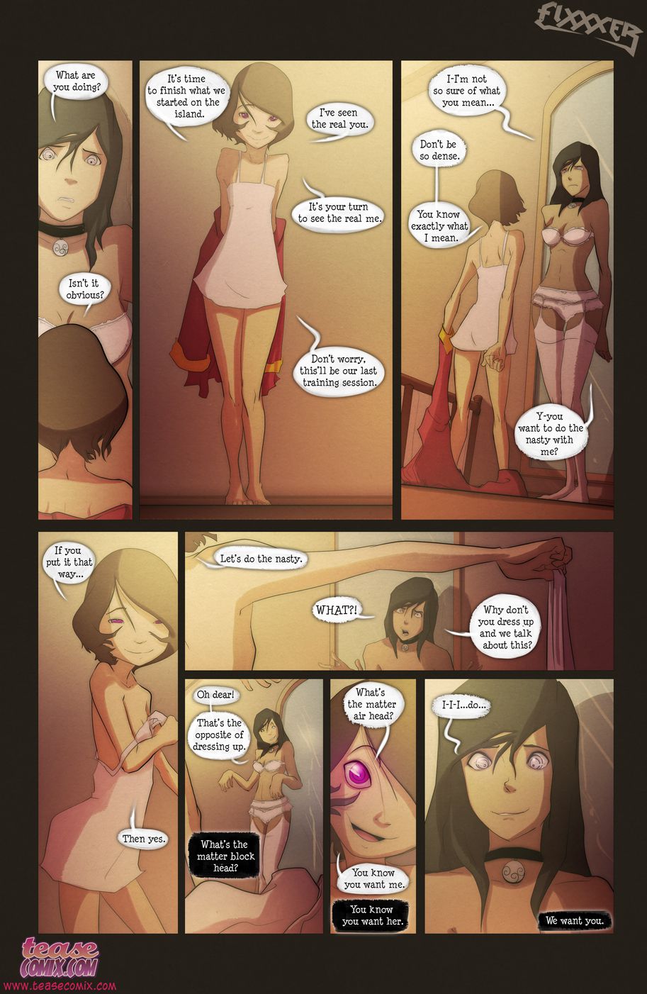 Under My Thumb (The Legend Of Korra) [Tease Comix] 1 . Under My Thumb - Chapter 1 (The Legend Of Korra) [Tease Comix] – page 57