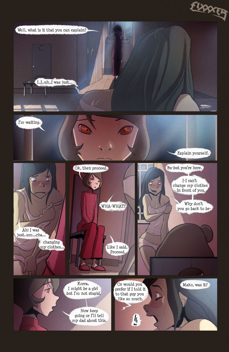 Under My Thumb (The Legend Of Korra) [Tease Comix] 1 . Under My Thumb - Chapter 1 (The Legend Of Korra) [Tease Comix] – page 8