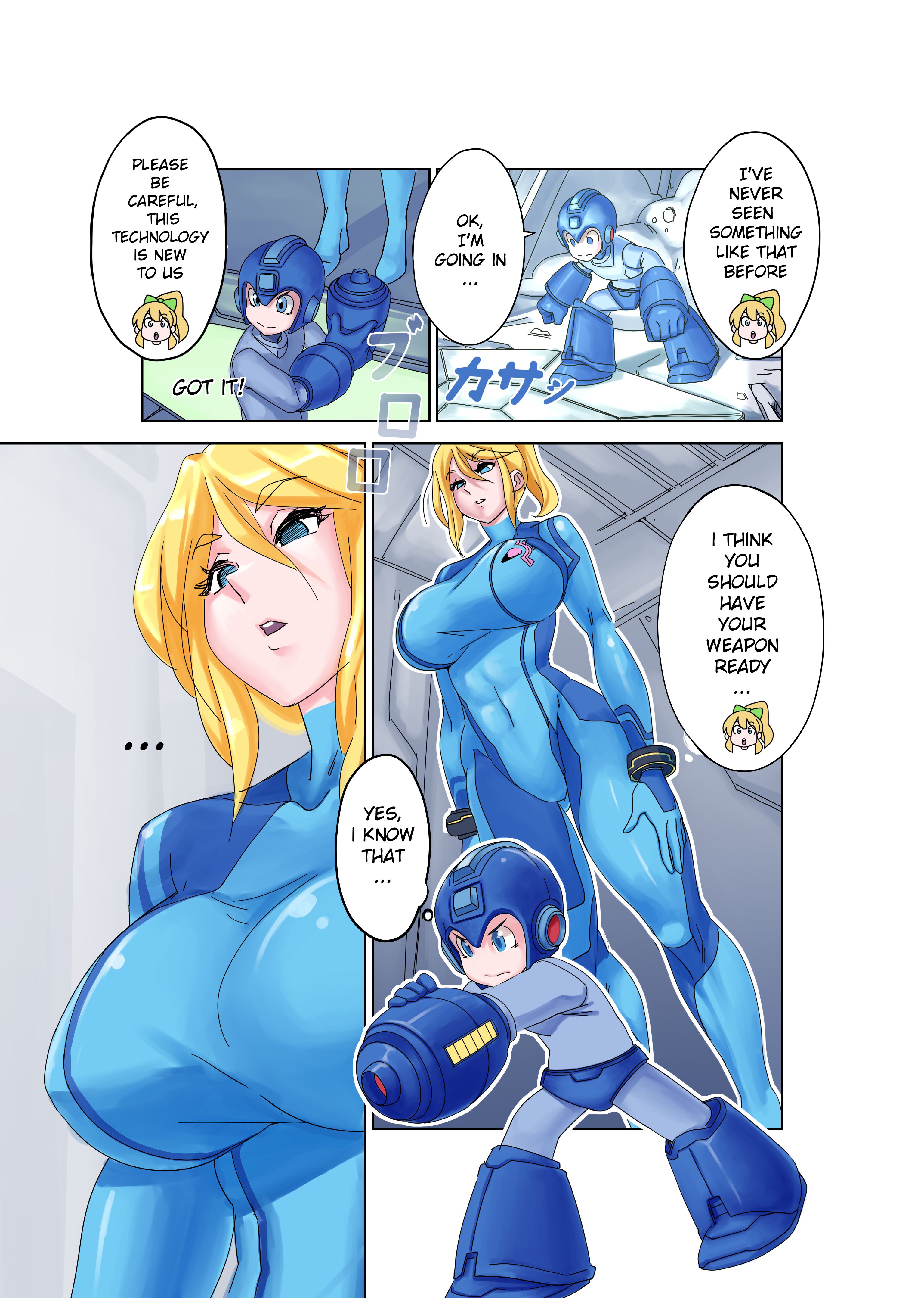 Bombshell Bomber (Mega Man , Metroid) [Nisego] 1 . Bombshell Bomber - Chapter 1 (Mega Man , Metroid) [Nisego] – page 9
